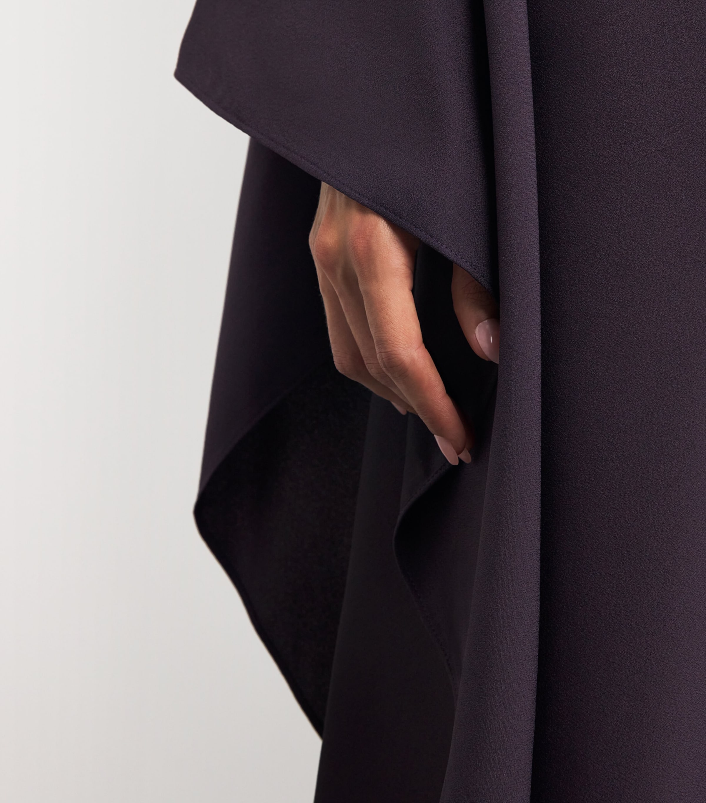 Crepe Barths Maxi Kaftan LIQUORICE Image 6