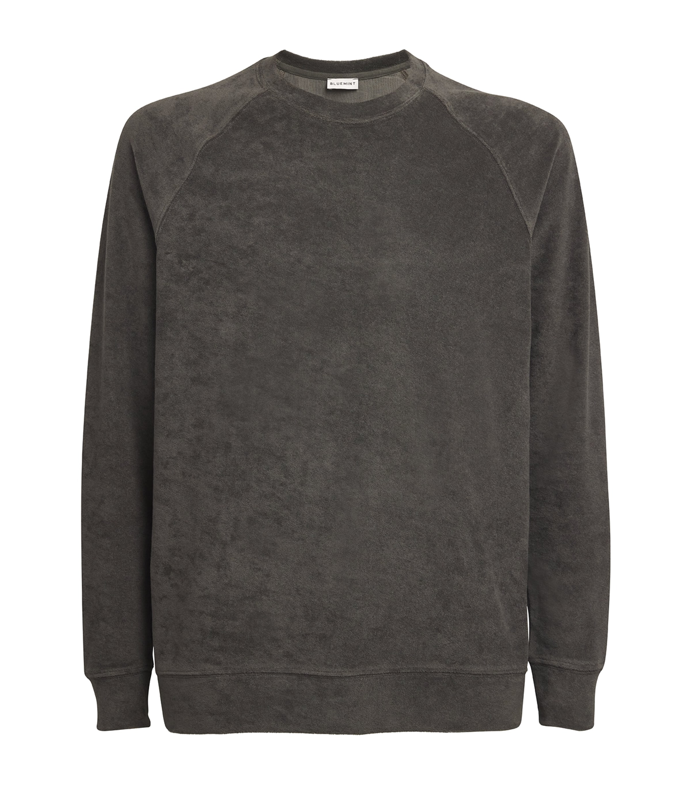 Bluemint Towelling Lucas Sweatshirt In Brown