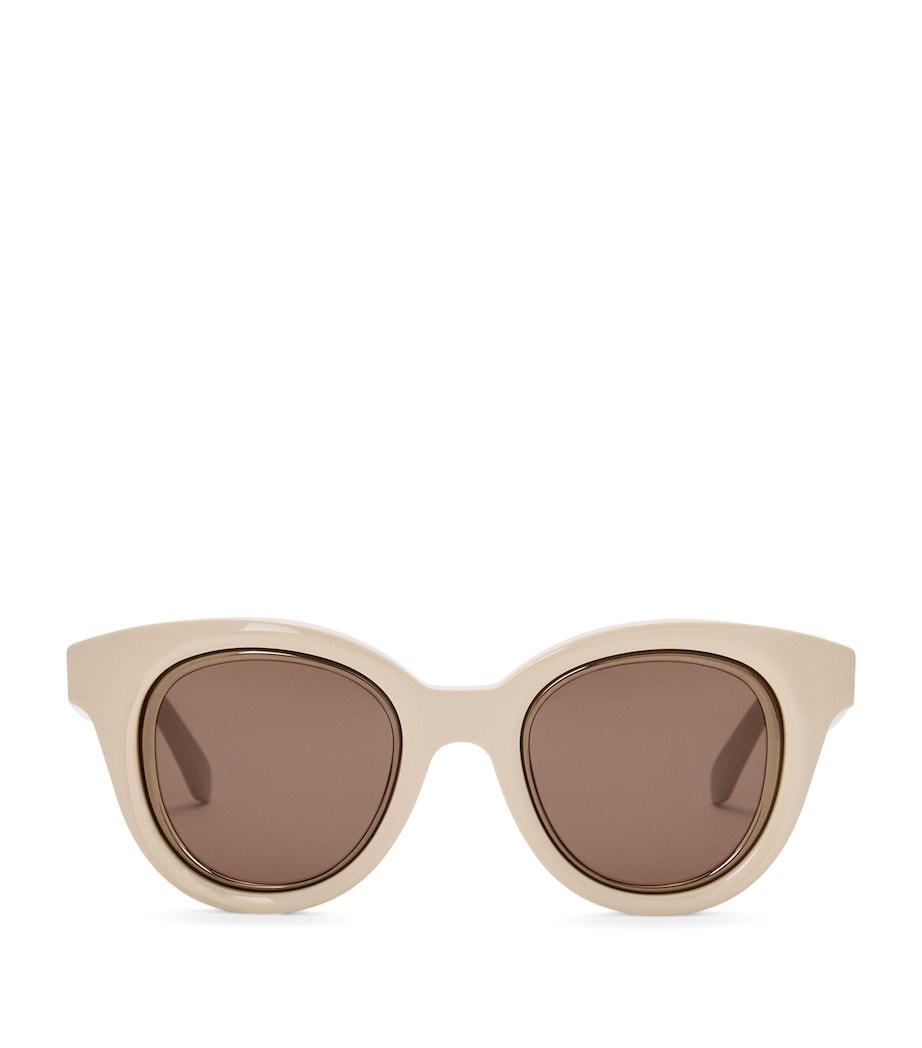 Mini Anagram Butterfly Sunglasses CREAM Image 1