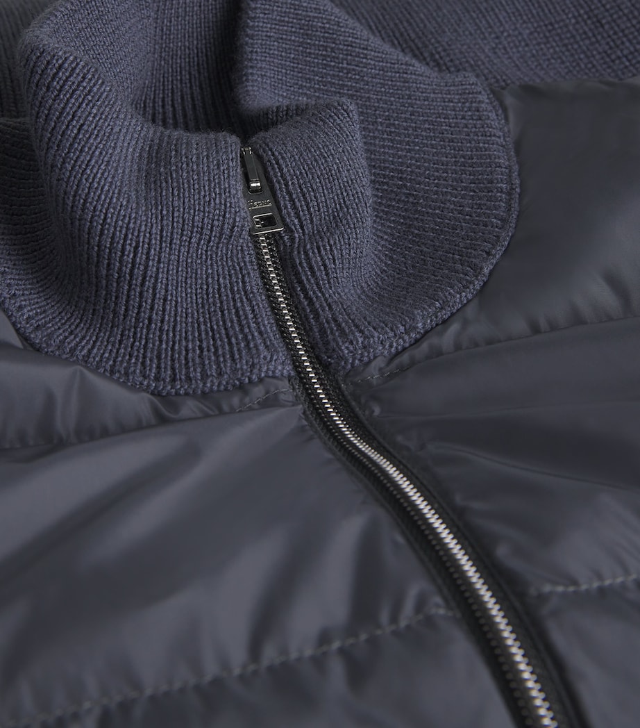 Down Wool-Blend Hybrid Puffer Jacket 9482 GRIGO BALENA Image 5