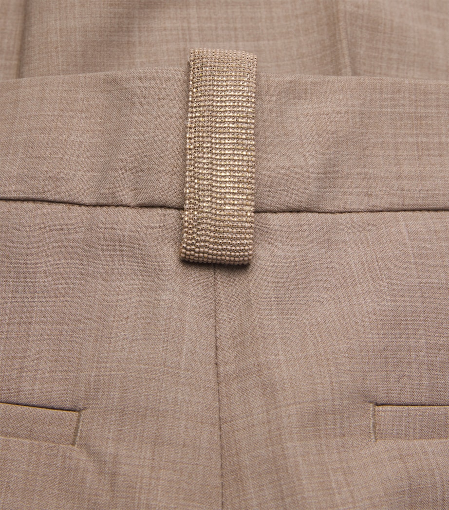 Wool-Blend High-Rise Straight Trousers 0157 ACERO Image 5