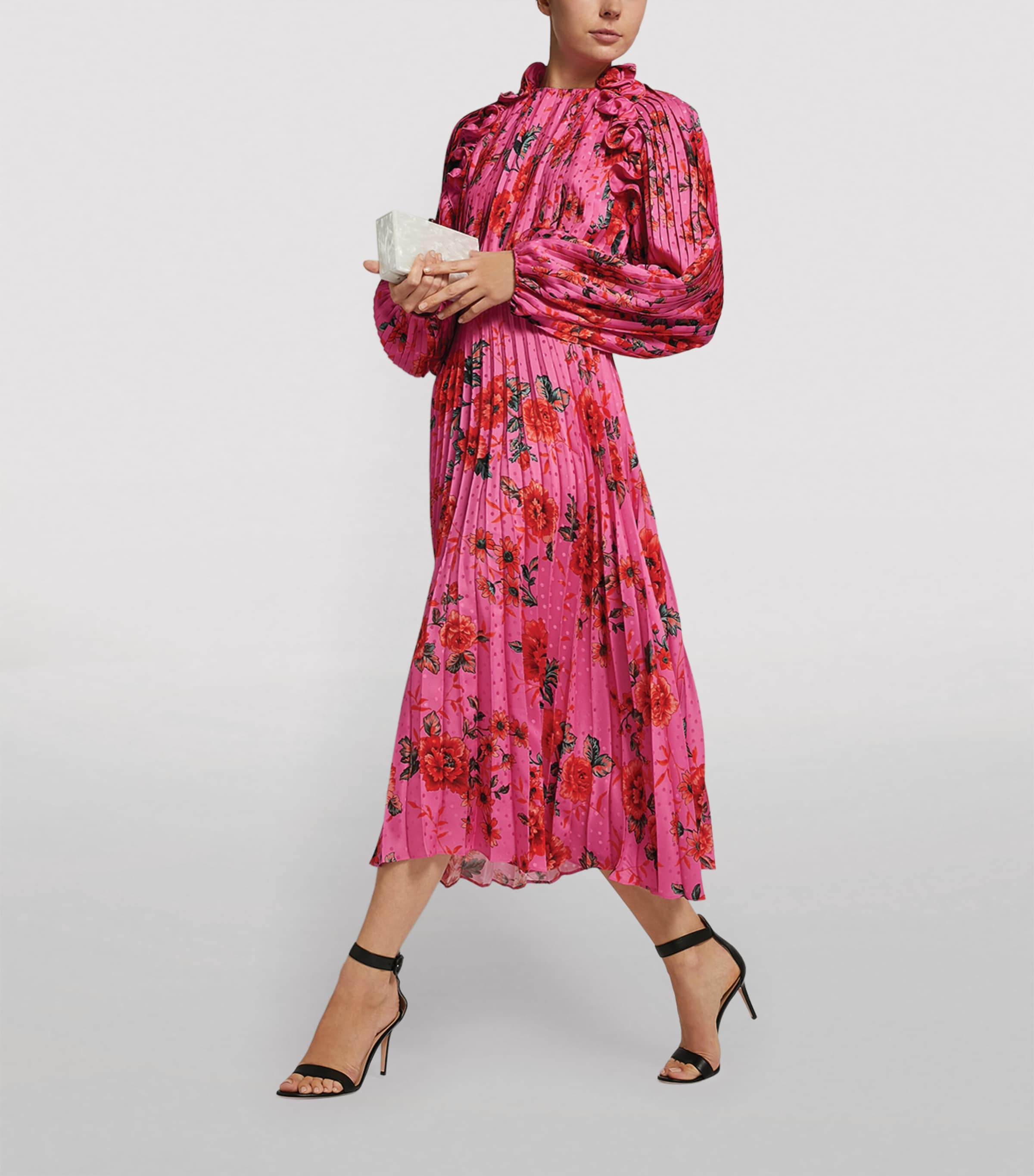 Leather Portofino Sandals 85 BLACK Image 5