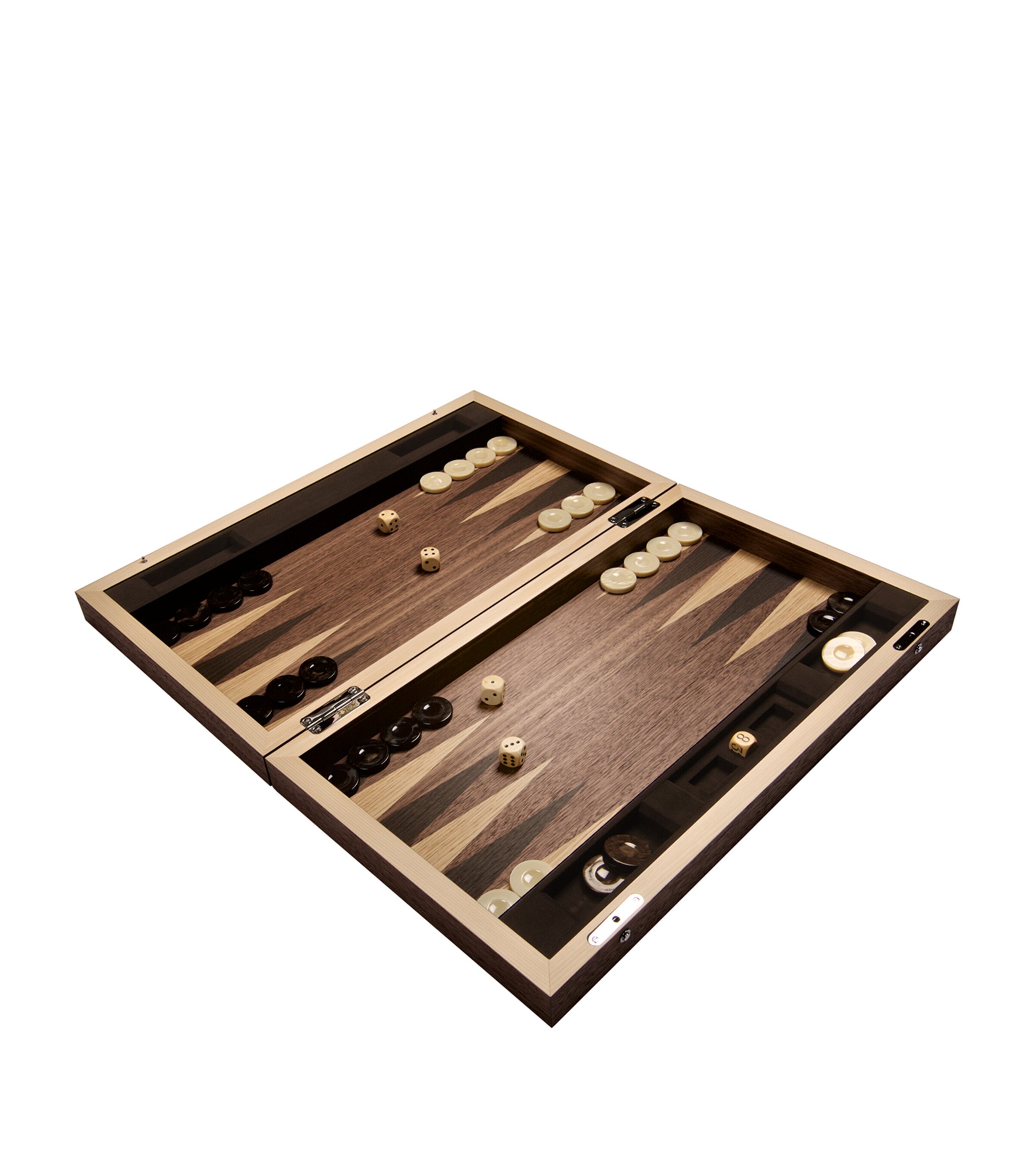 L.U.C. Backgammon Set BROWN Image 4
