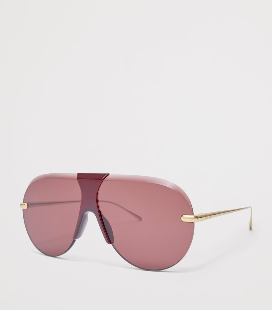 LOEWE Safari Sunglasses Burgundy Image 2