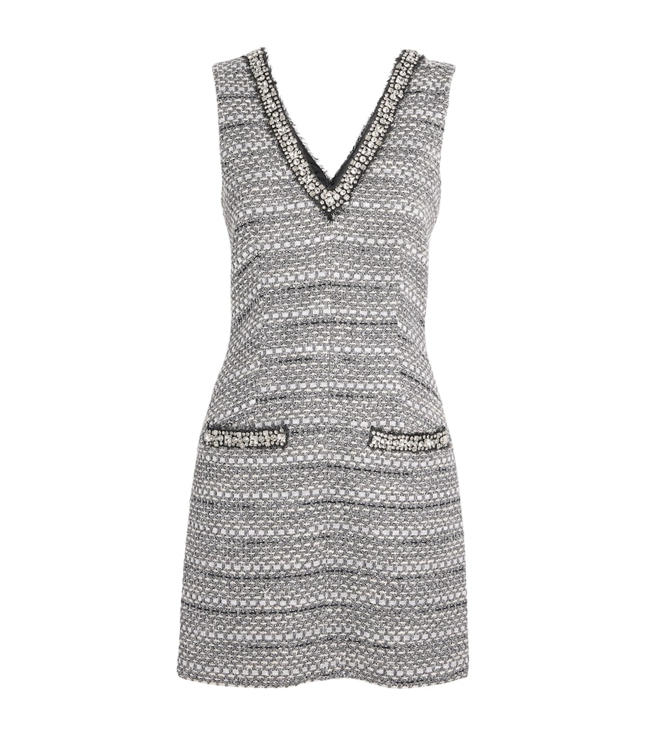 Tweed Odele Mini Dress SILVER Image 1