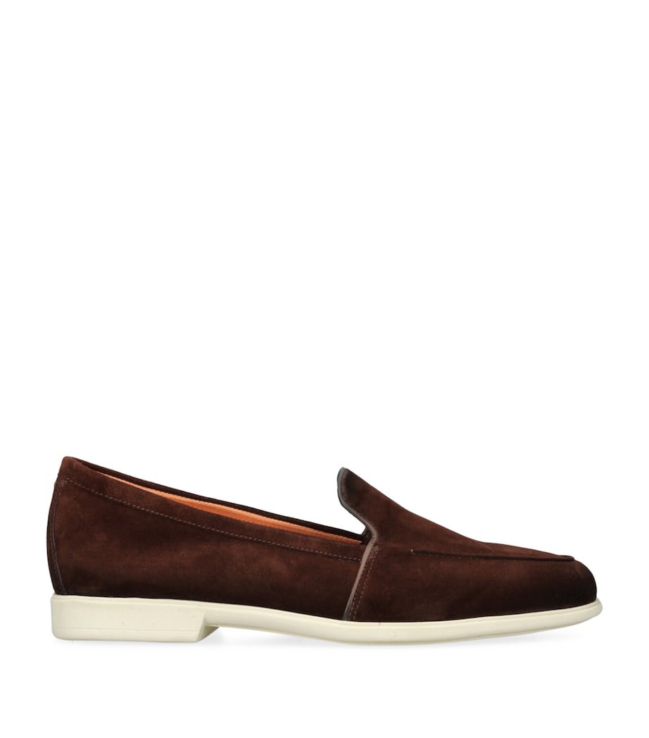 Suede Malibu Loafers DARK BROWN Image 1