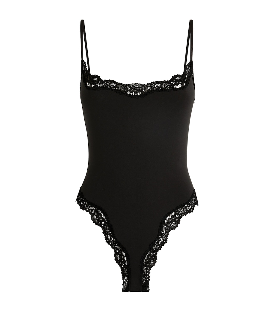 Fits Everybody Lace-Trim Bodysuit ONYX Image 1