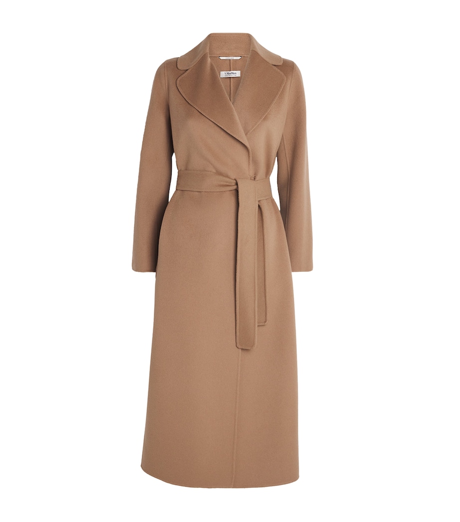Virgin Wool Wrap Coat CAMEL Image 1