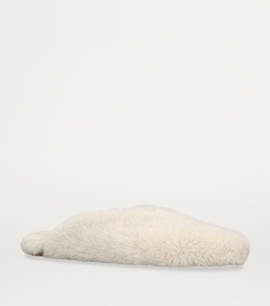 Shearling Regency Mule Slippers BEIGE Image 3
