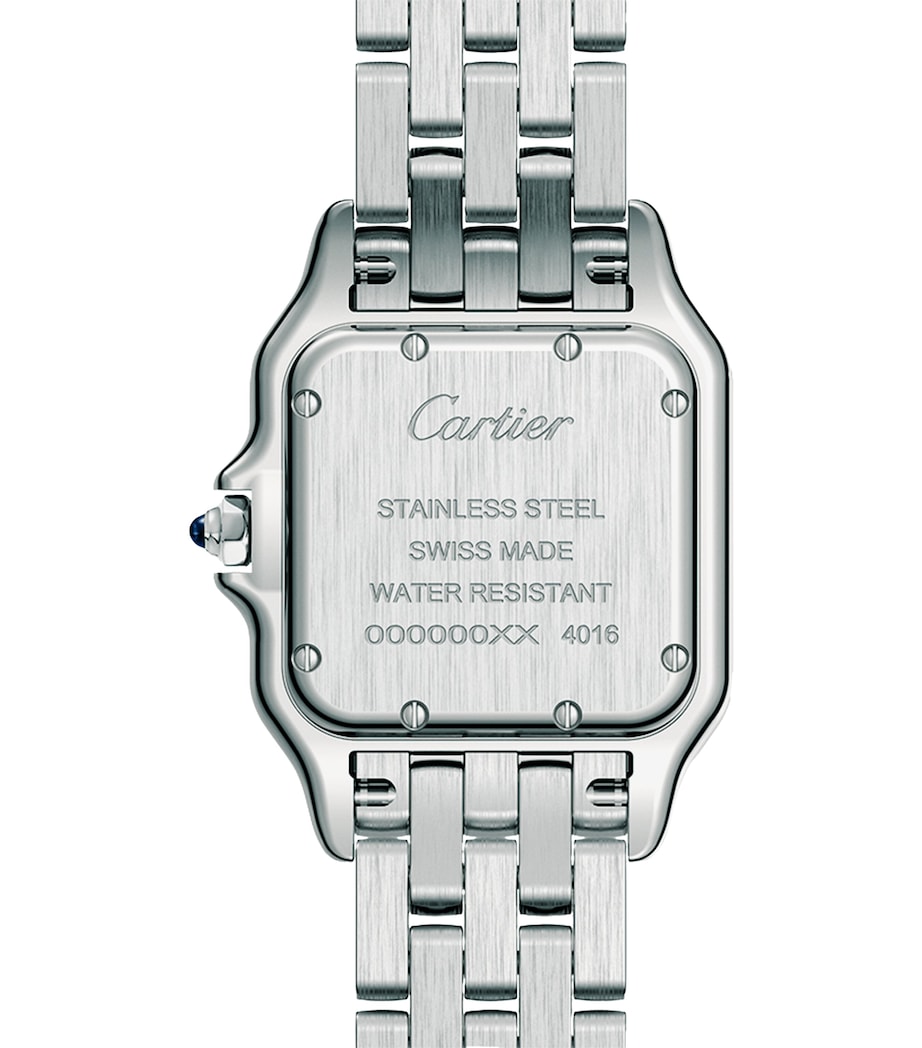 Medium Stainless Steel Panthère de Cartier Watch 27mm GREY Image 7