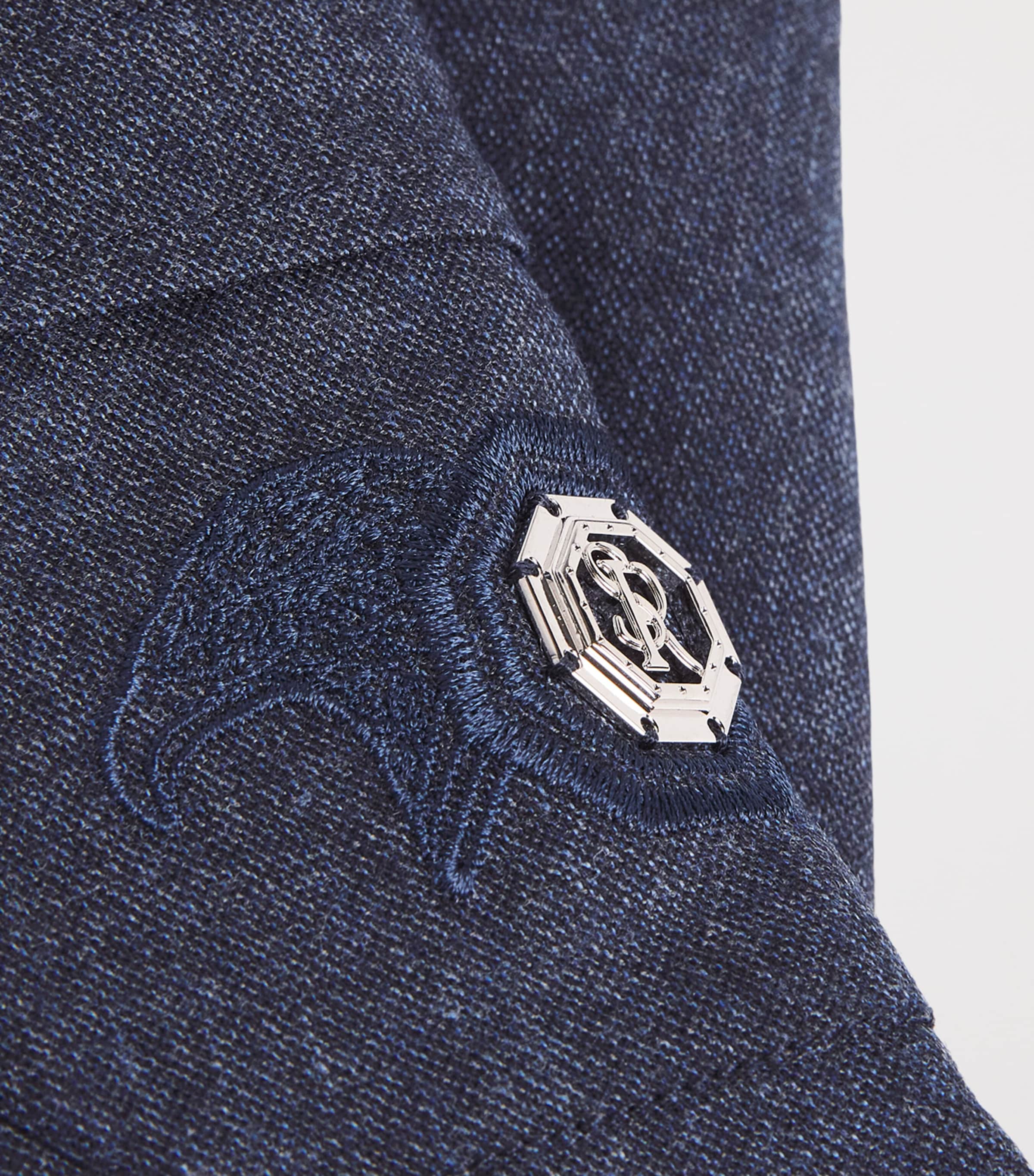 Stefano Ricci Kids Wool Tailored Shirt (6-16 years) Blue Image 3