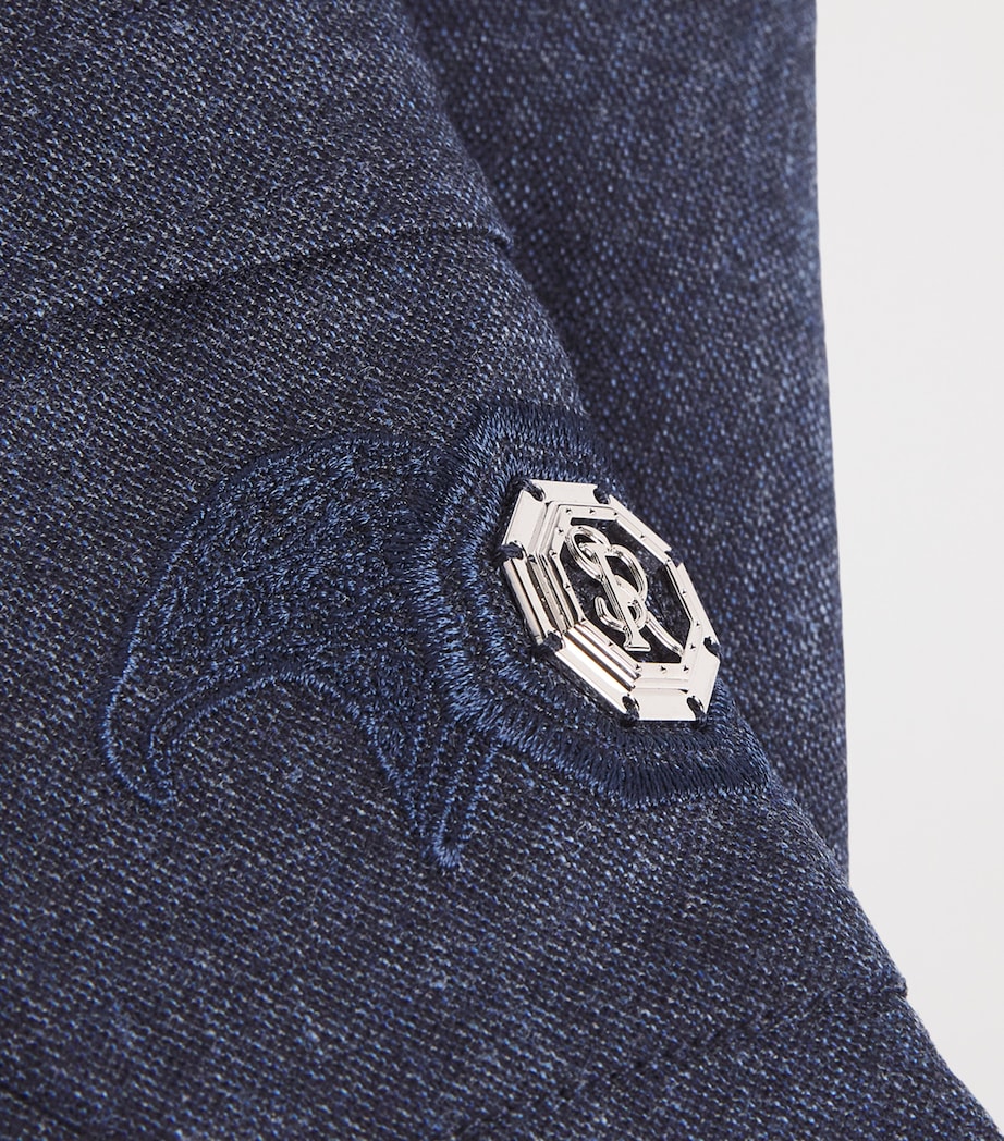 Stefano Ricci Kids Wool Tailored Shirt (6-16 years) Blue Image 3
