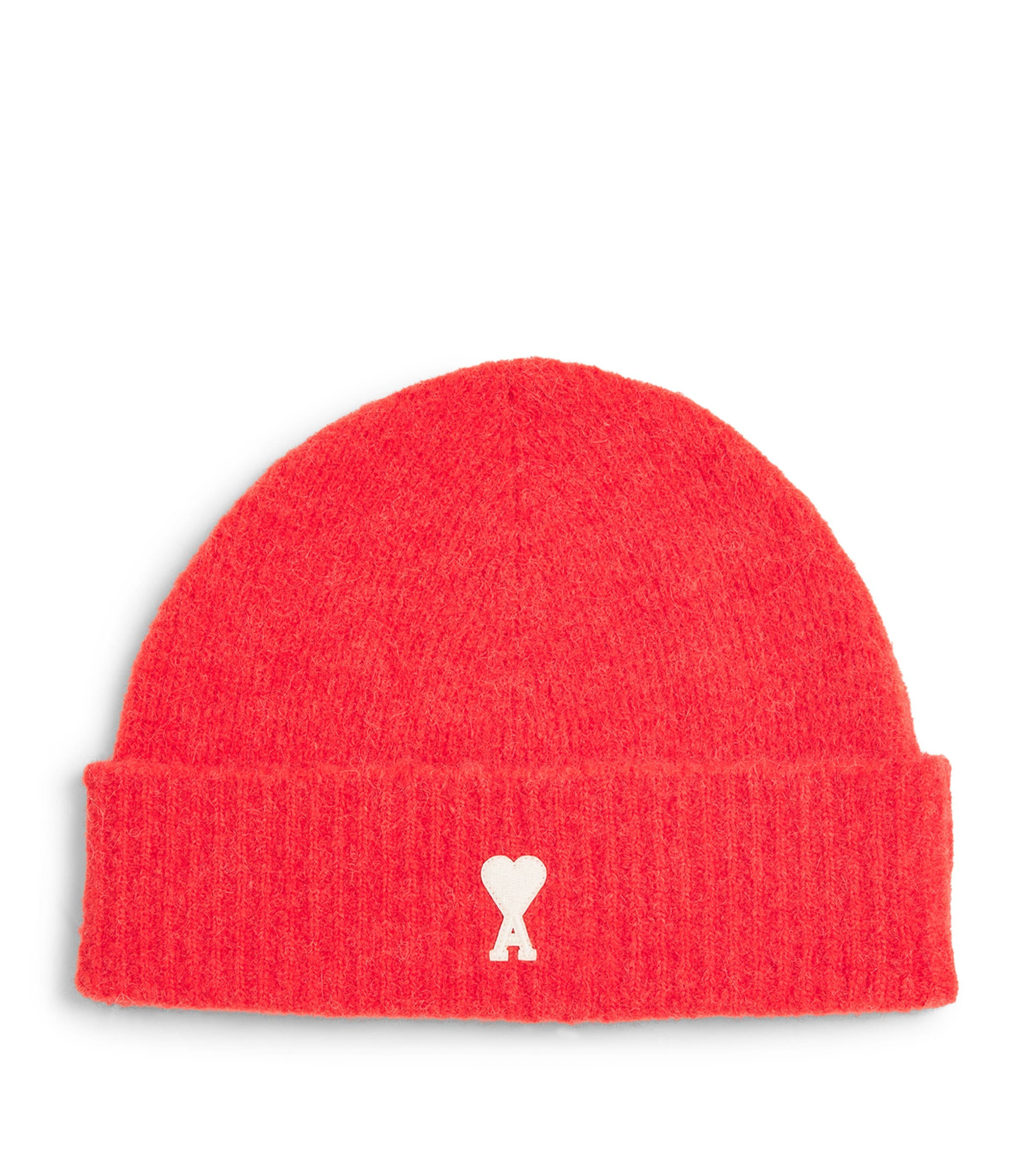 AMI Paris Red Alpaca-Blend Ami de Coeur Beanie | Harrods US