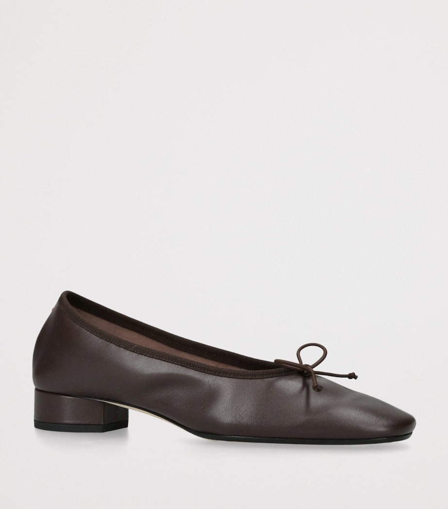 aeyde Leather Onda Pumps 25 Dark Brown Image 2