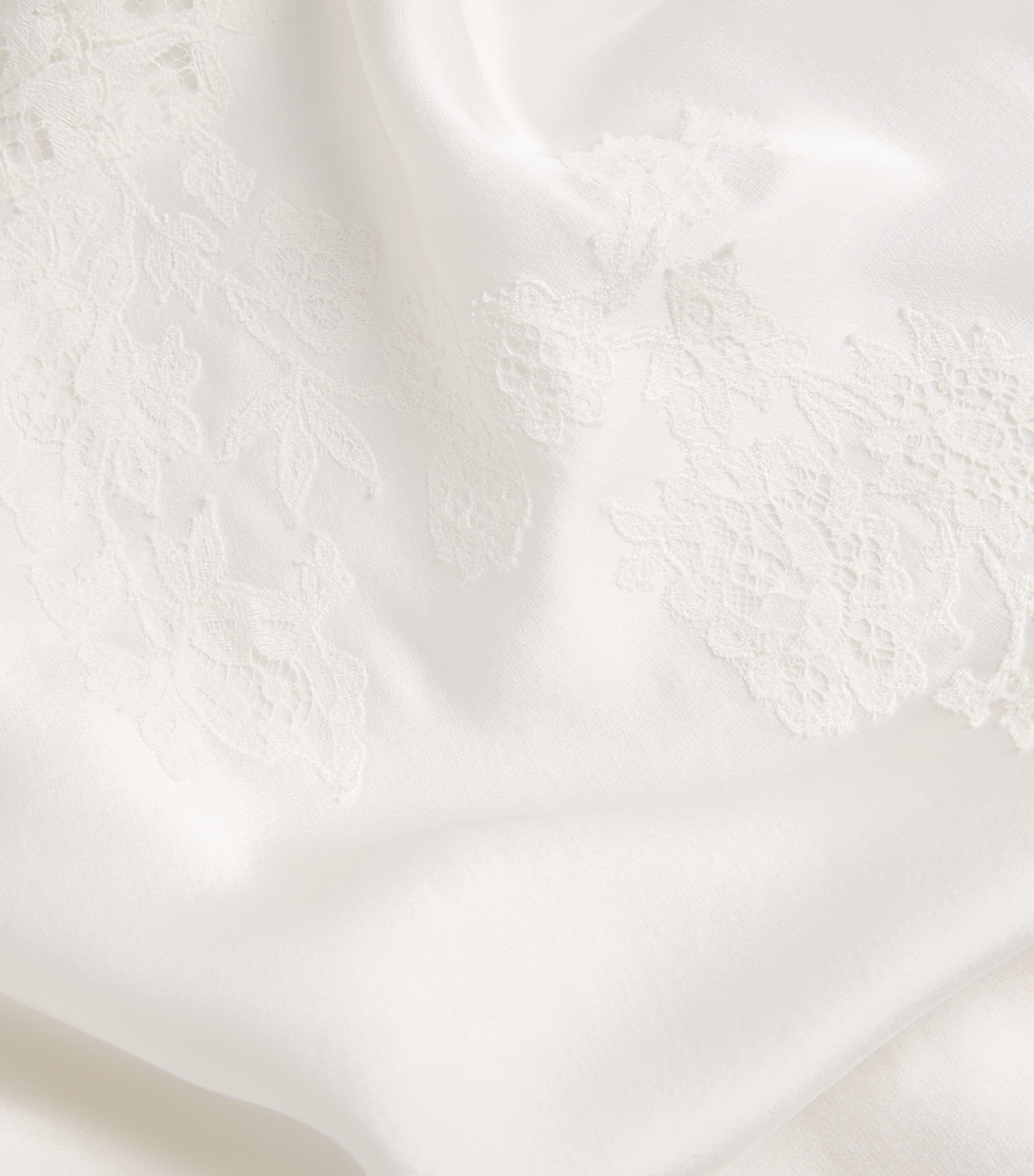 Carine Gilson Womens Silk Lace-Trim Julia Cami Naturel/naturel Image 6
