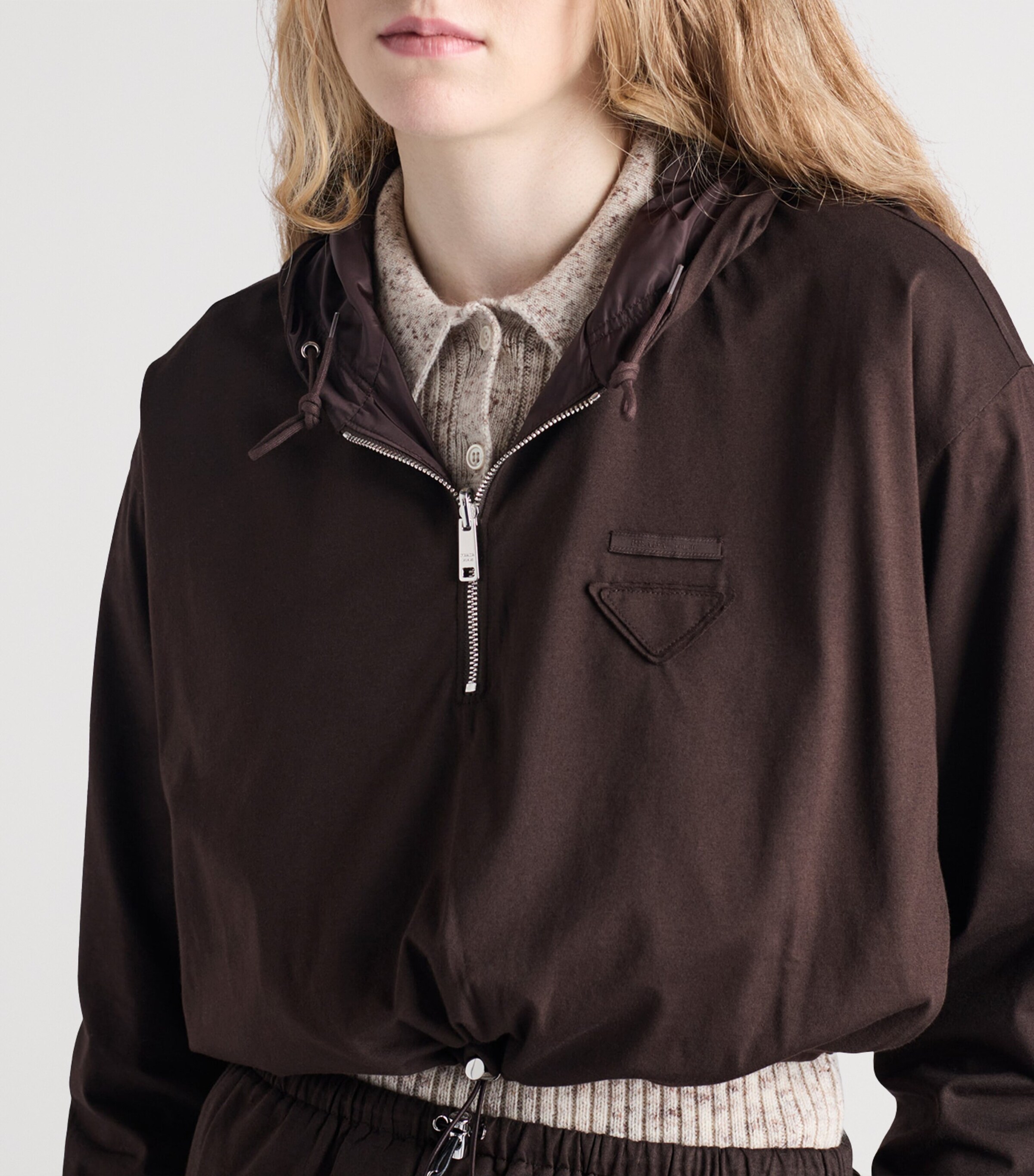 Reversible Half-Zip Hoodie F0192 Image 3