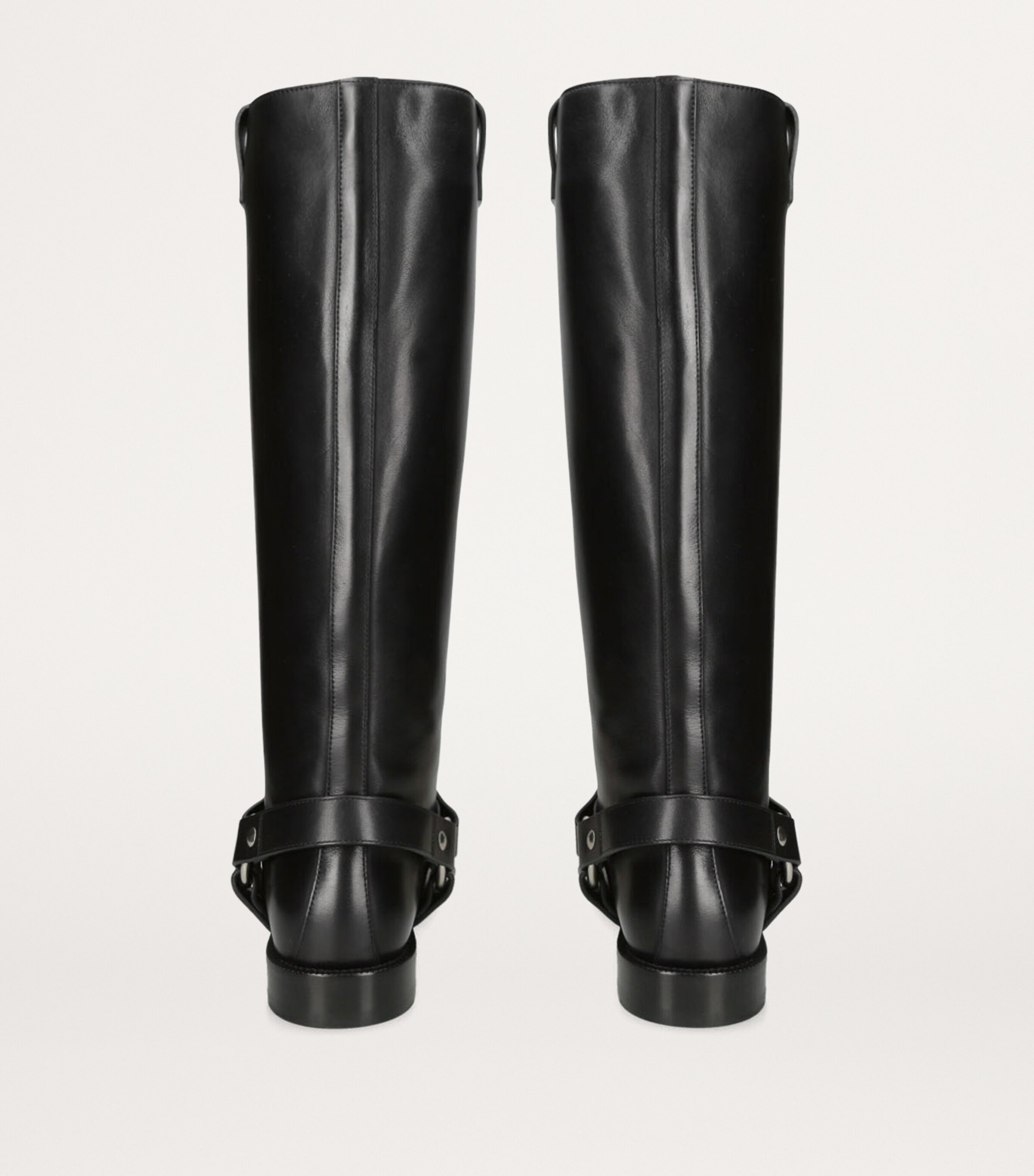 LOEWE Leather Campo Biker Boots Black Image 2