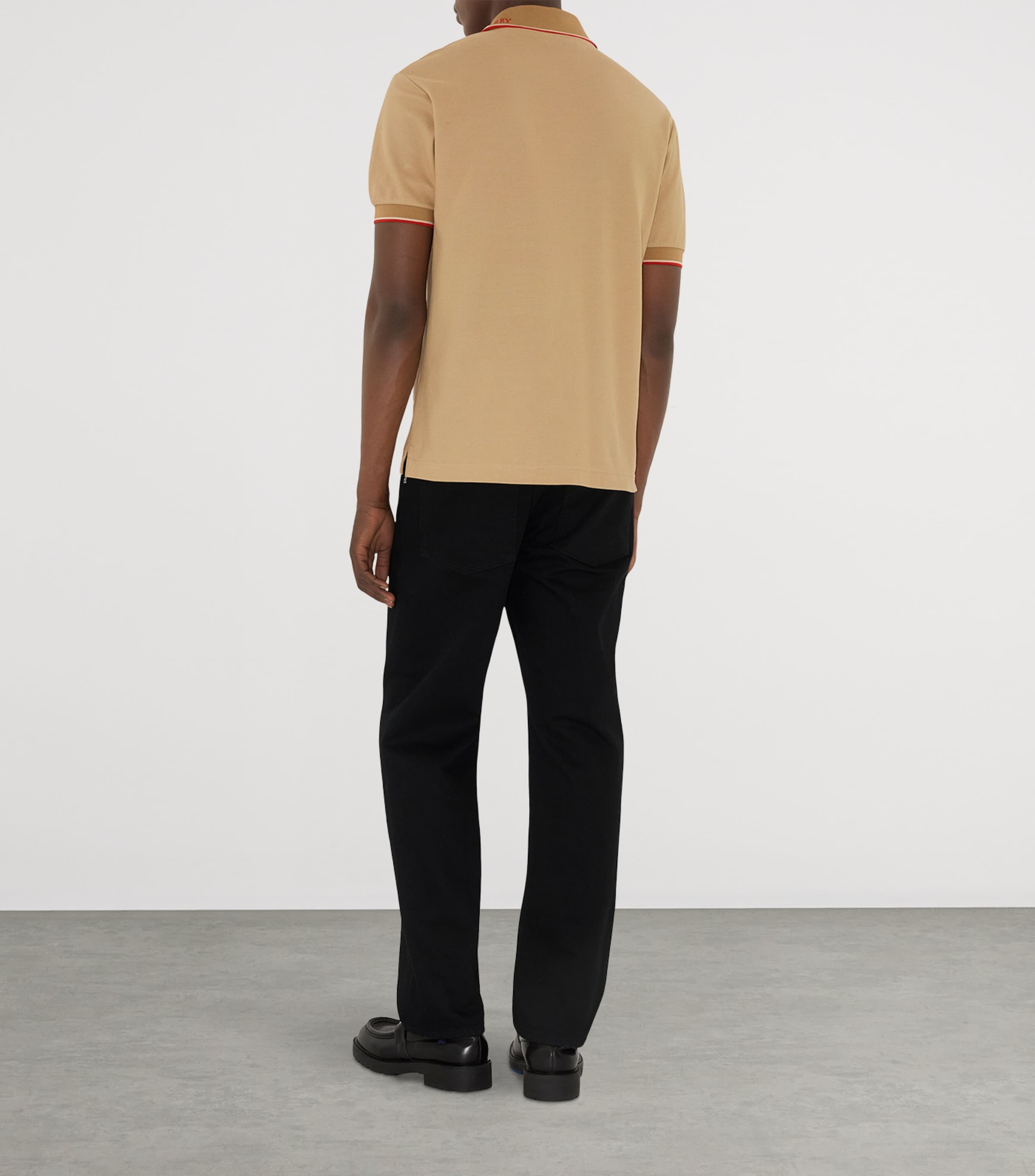 Cotton EKD Polo Shirt FLAX Image 4