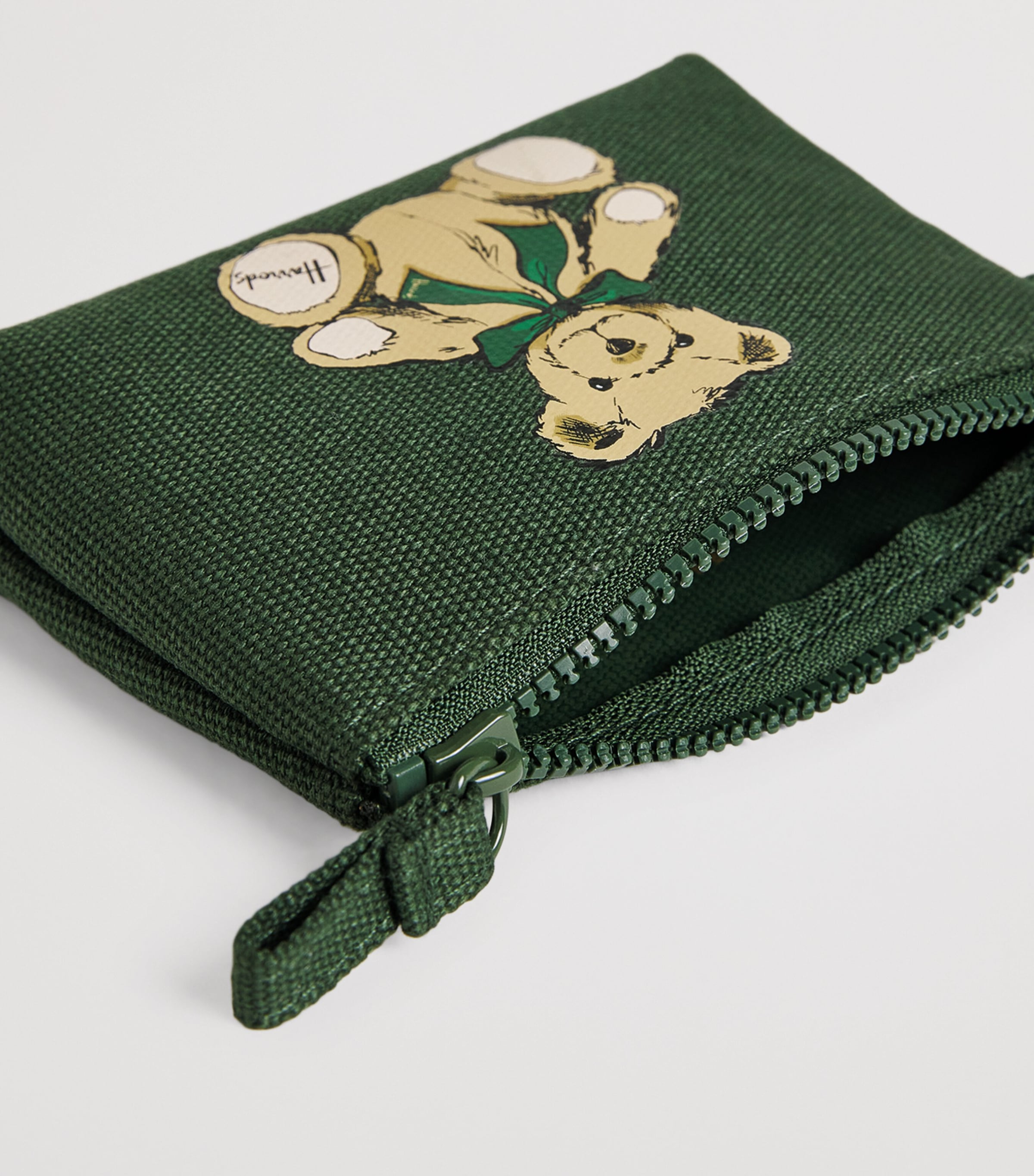 Harrods Henry Bear Coin Purse Green Image 3