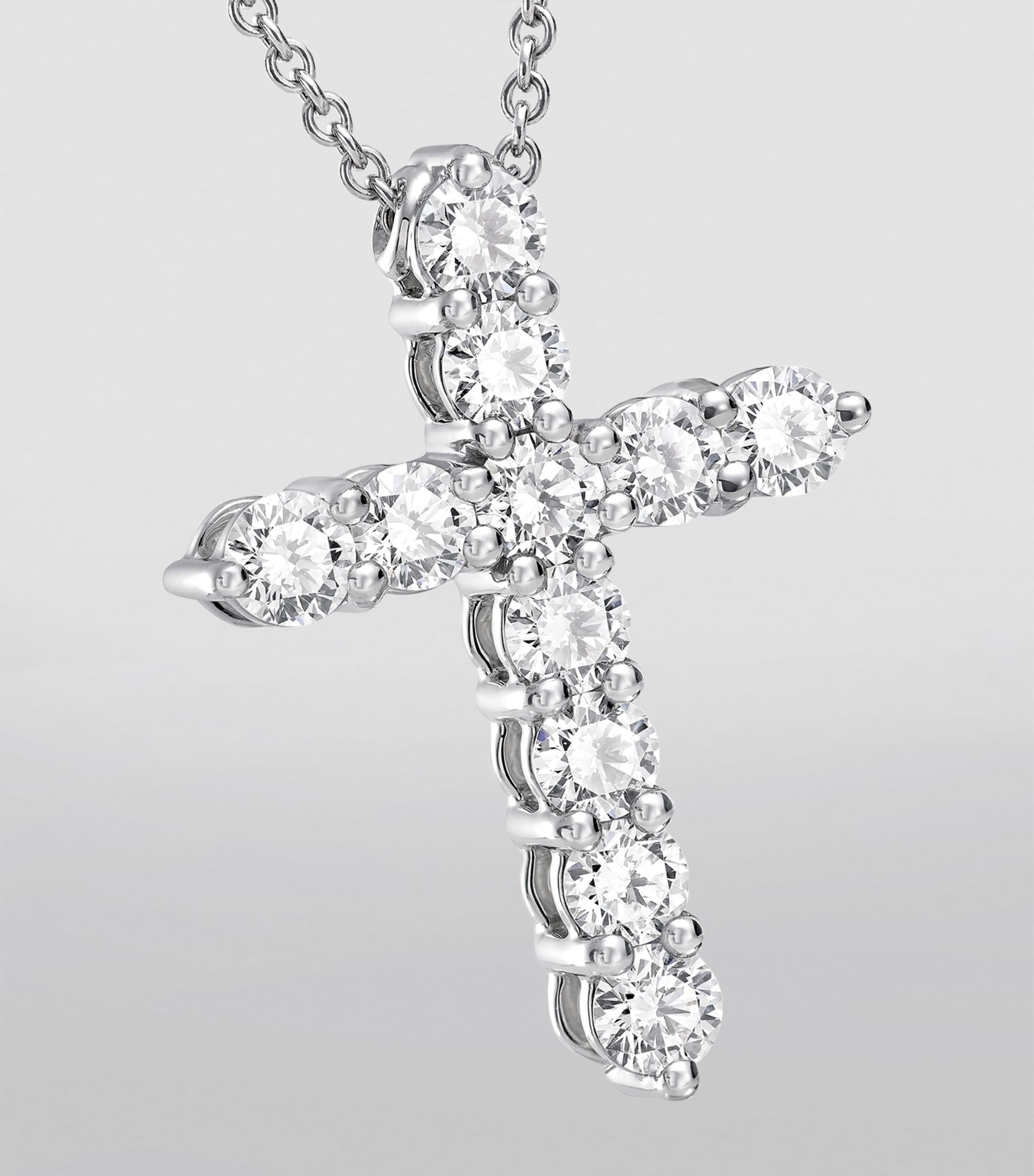 White Gold and Diamond Classic Graff Necklace WHITE GOLD Image 3