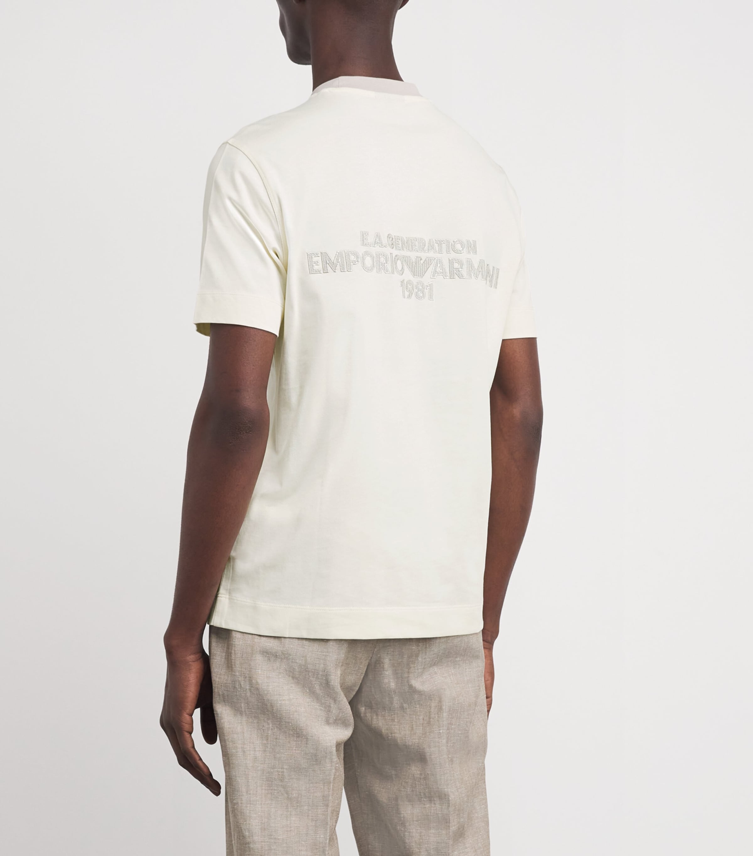 Cotton Logo T-Shirt U1055 Image 4