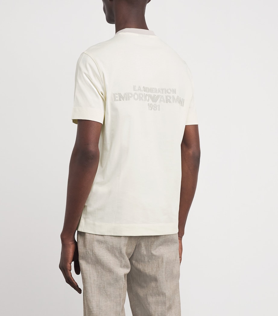 Cotton Logo T-Shirt U1055 Image 4