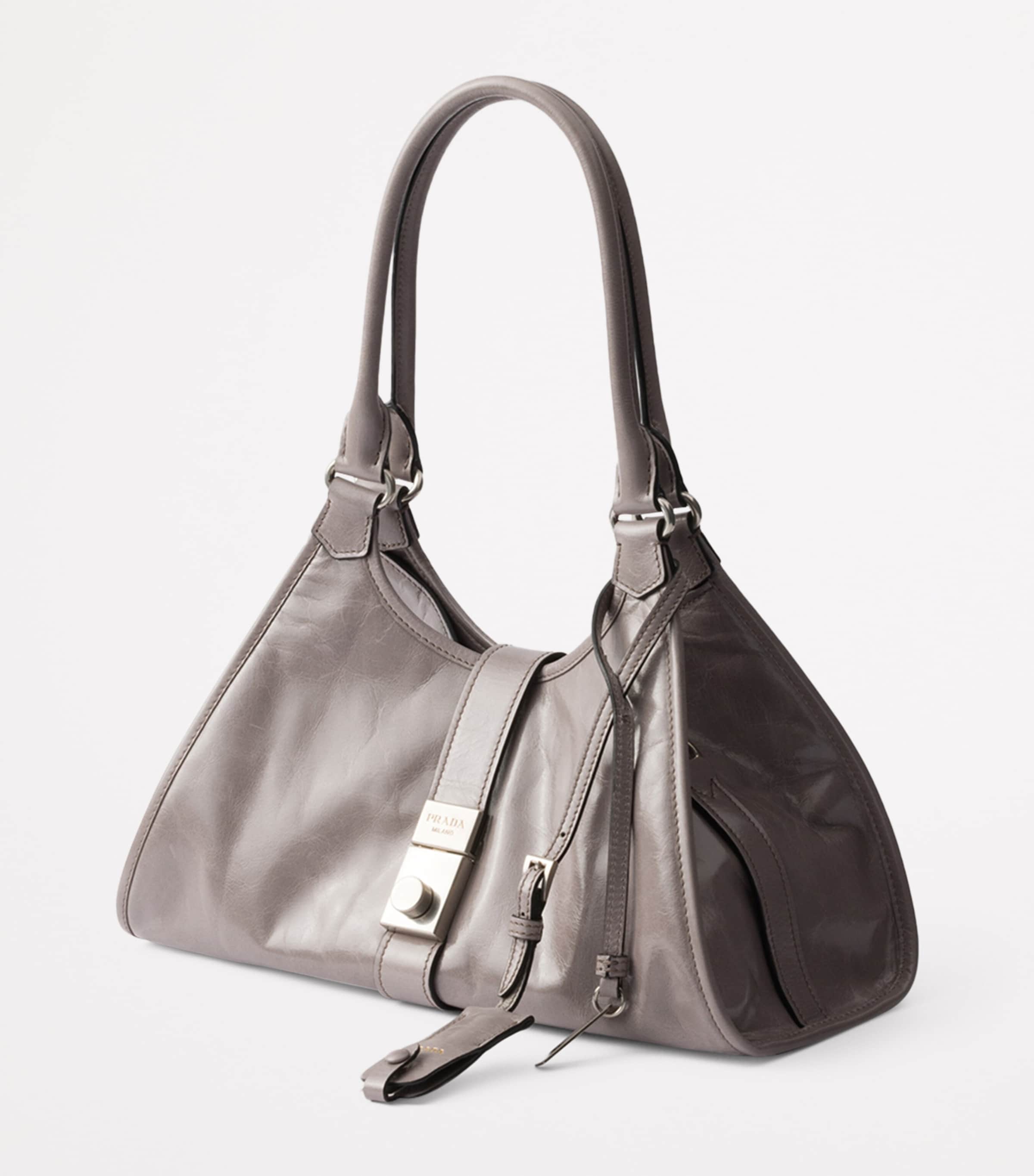 Medium Leather Tote Bag F03SF Image 2