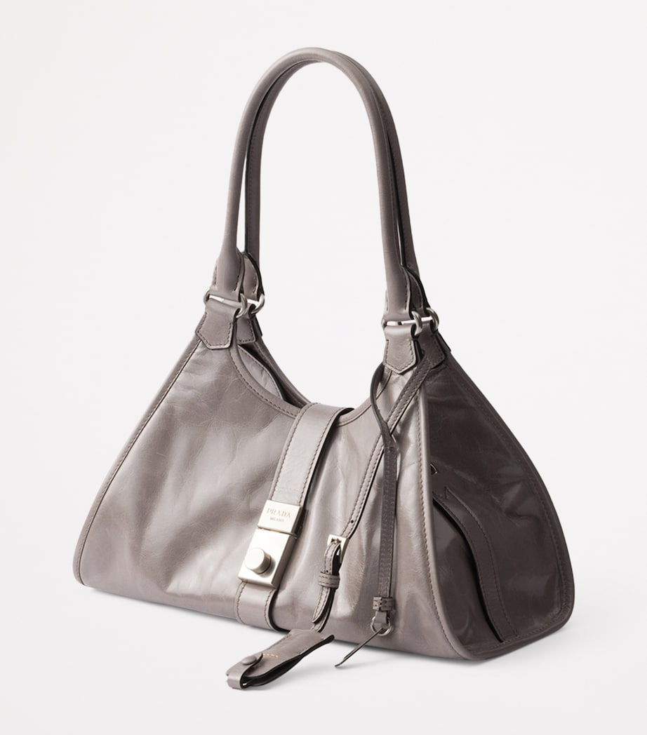 Medium Leather Tote Bag F03SF Image 2