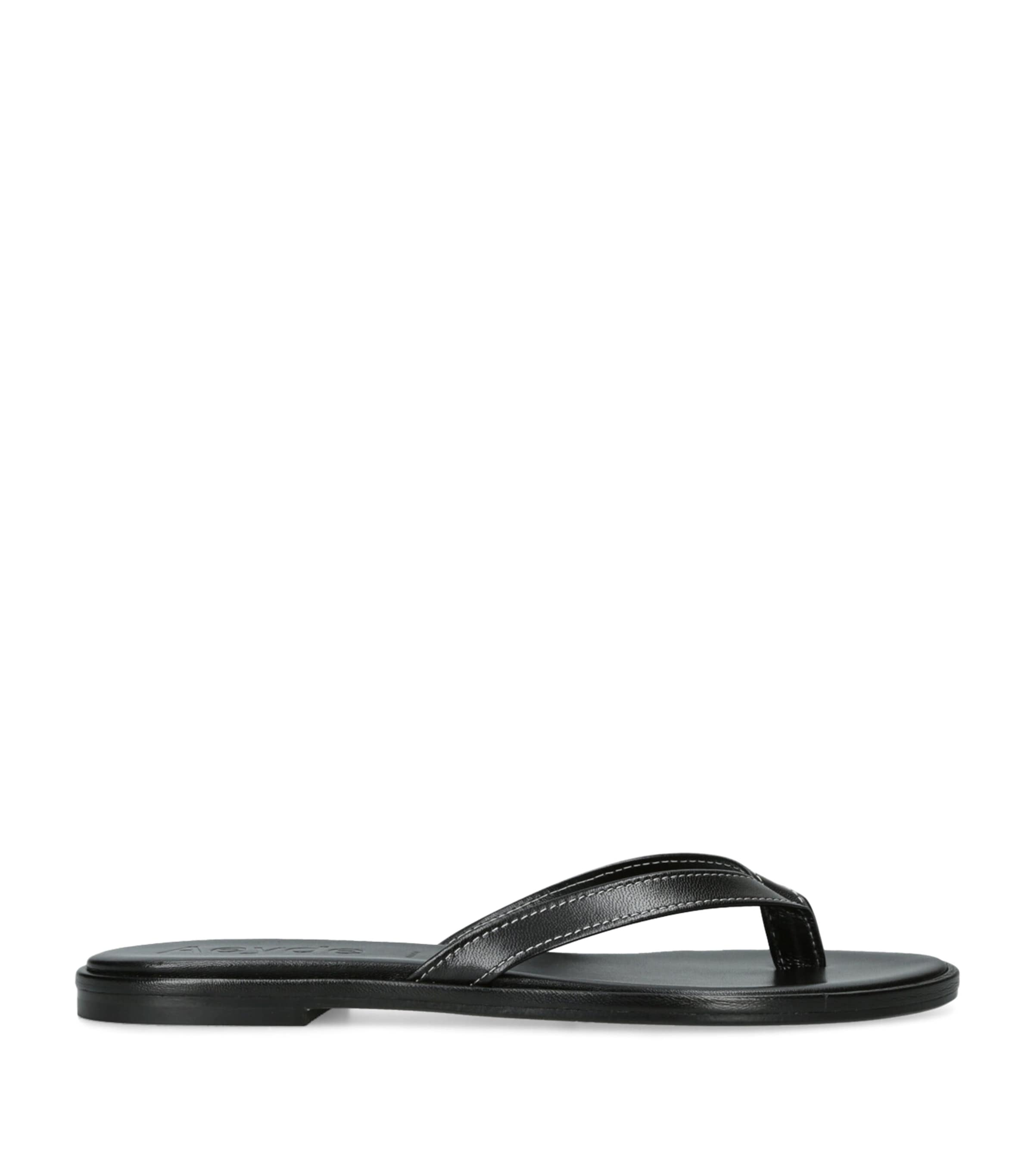 aeyde Leather Melody Slides | Holiday Shop | Womens | Sandals | Women Shoes | Flat Sandals | Flip Flops | Sliders | Women Clothing | Co-ords