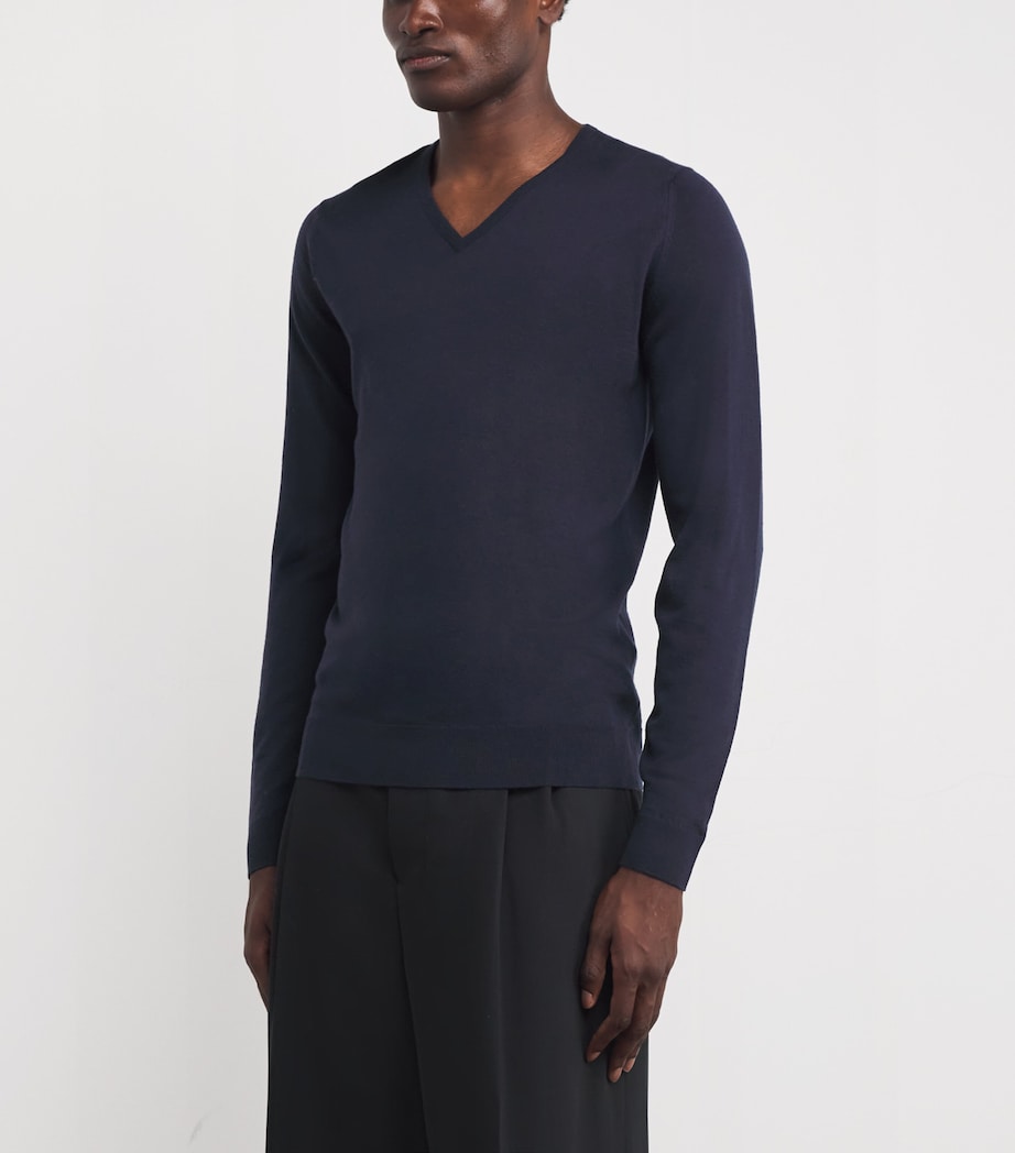 Merino Wool Blenheim Sweater MIDNIGHT Image 9