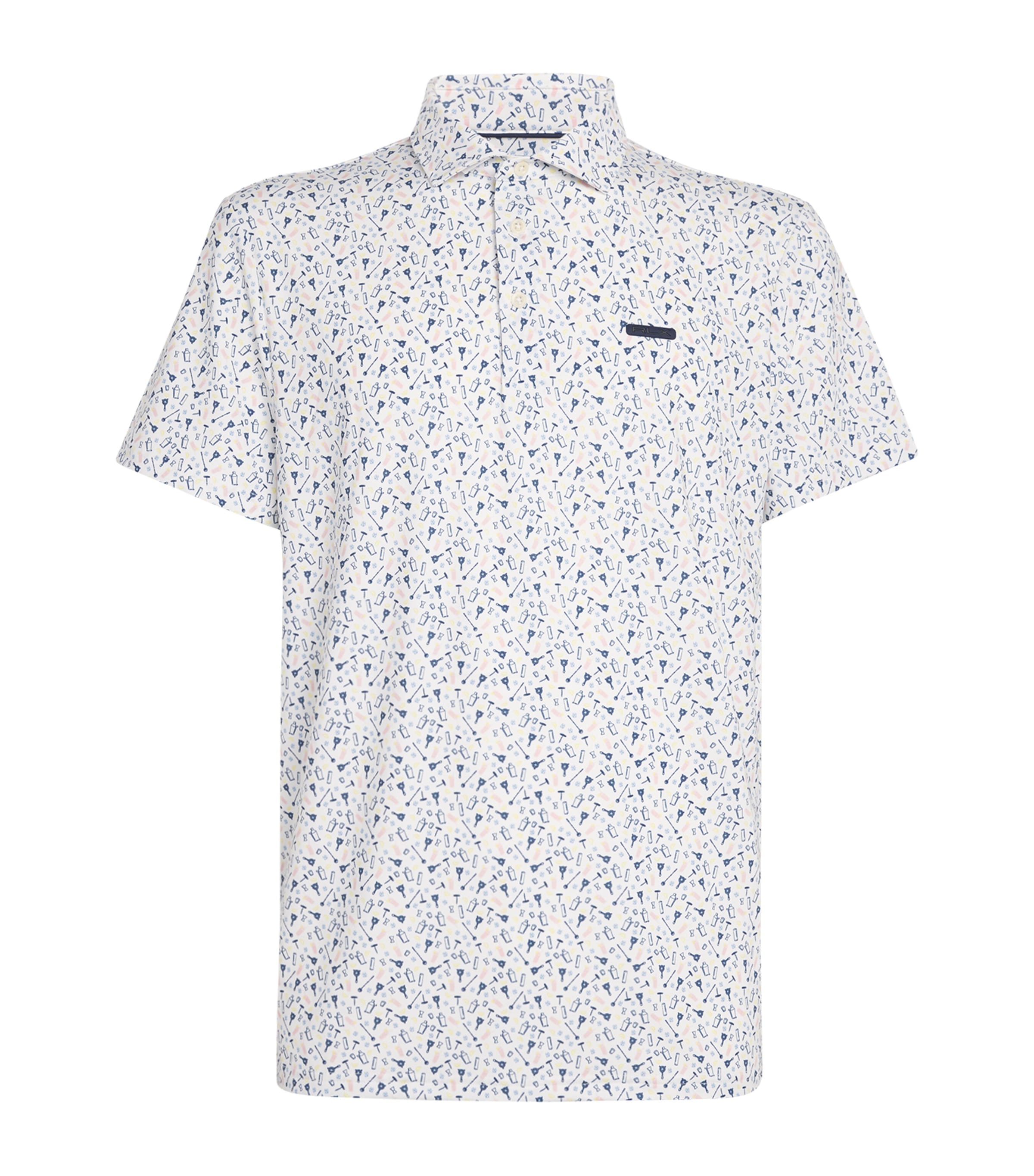 Airflow Polo Shirt TEE TIME RFND NVY Image 1