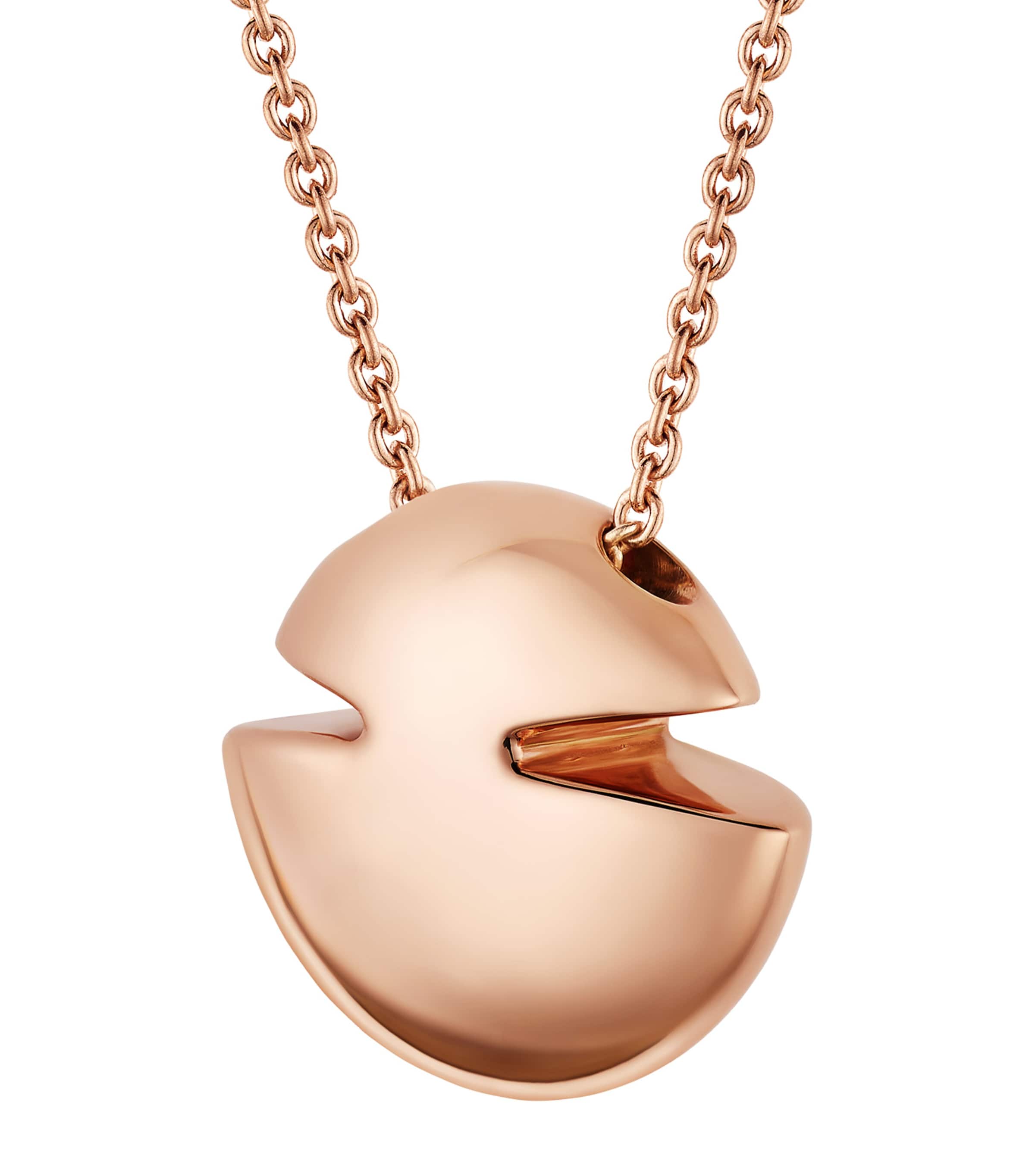 Rose Gold Cabochon Necklace ROSE GOLD Image 3