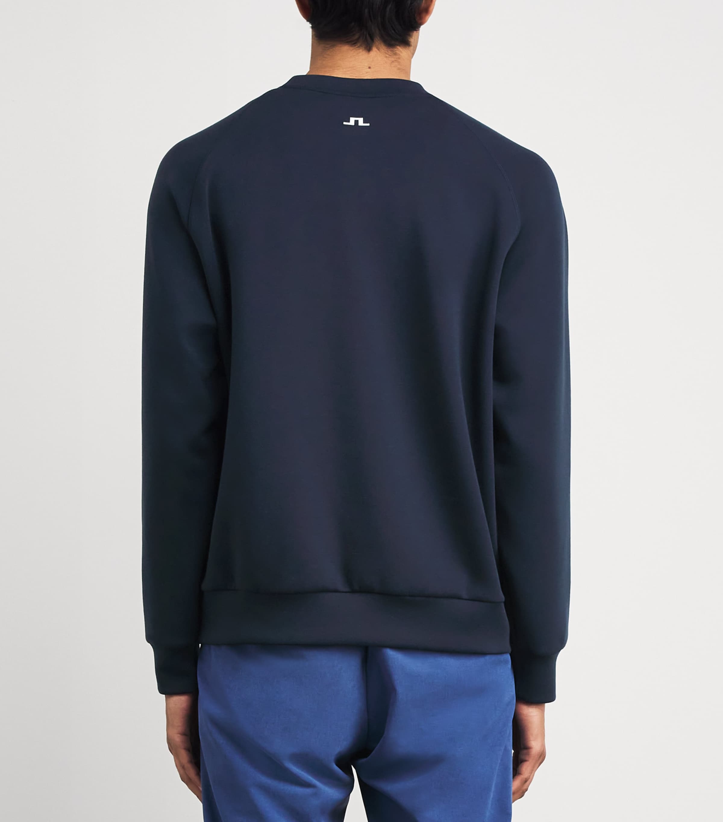 J Lindeberg Mens Finn Crew-Neck Sweatshirt Jl Navy Image 5