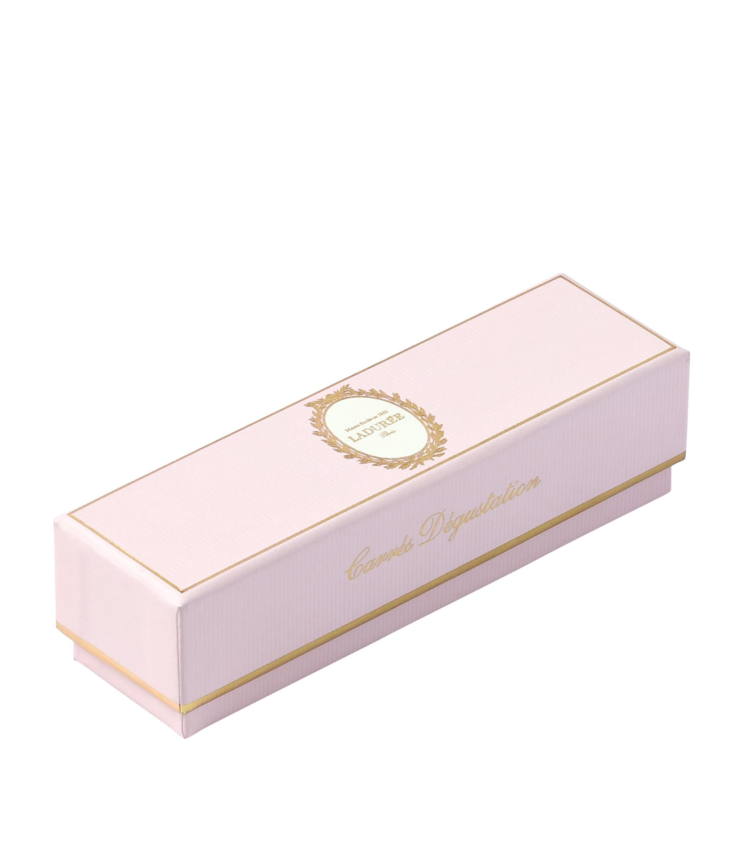 Ladurée Box of 28 Dark and Milk Chocolate Squares Image 3