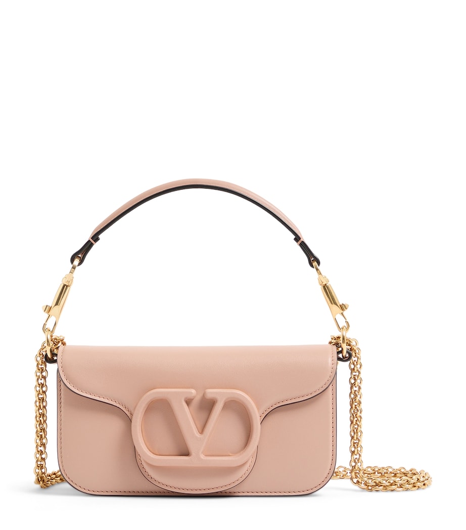 Valentino Garavani Small Leather Locò Shoulder Bag Image 1
