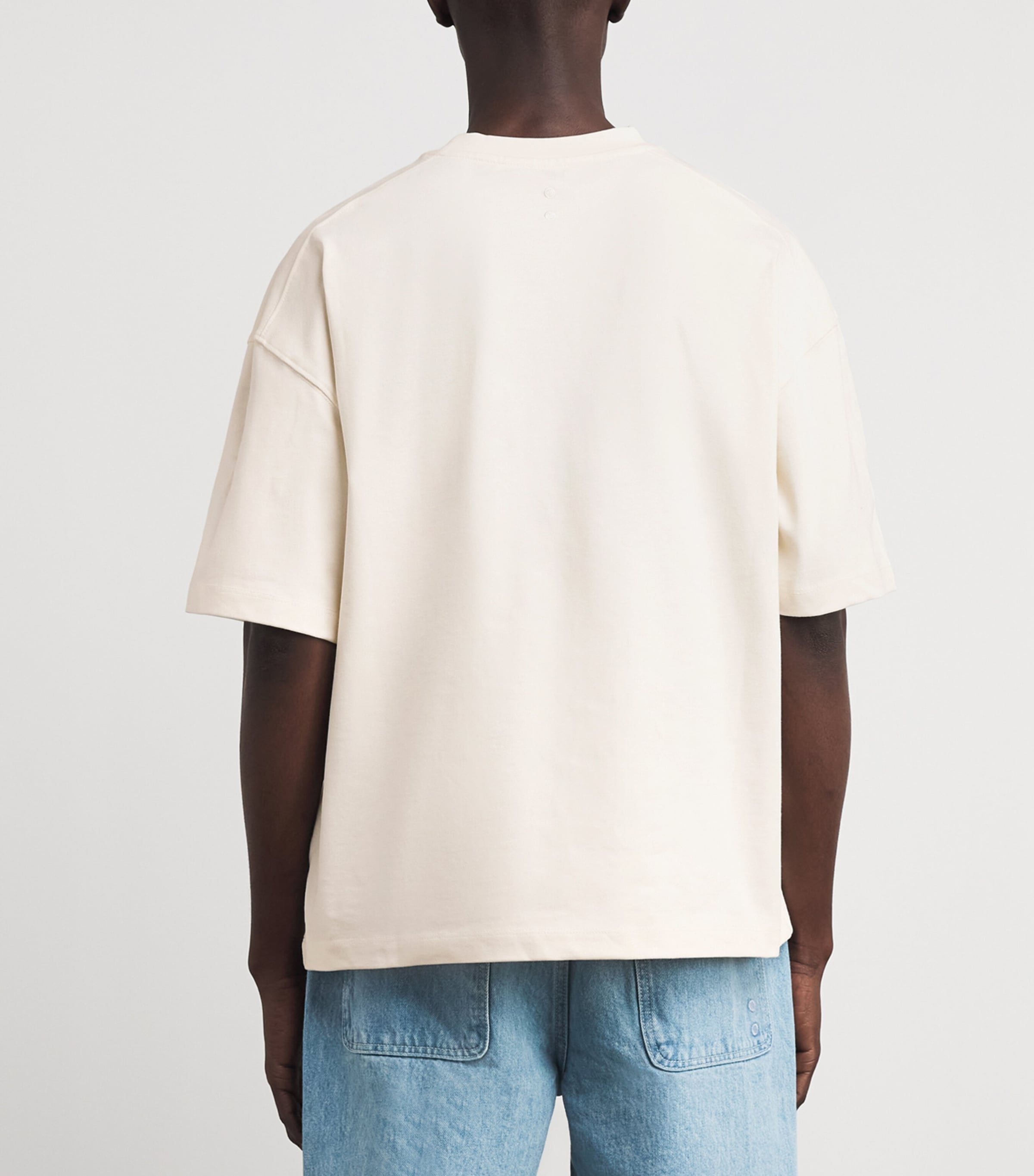 about:blank Mens Cotton Chalet T-Shirt Oat Image 5
