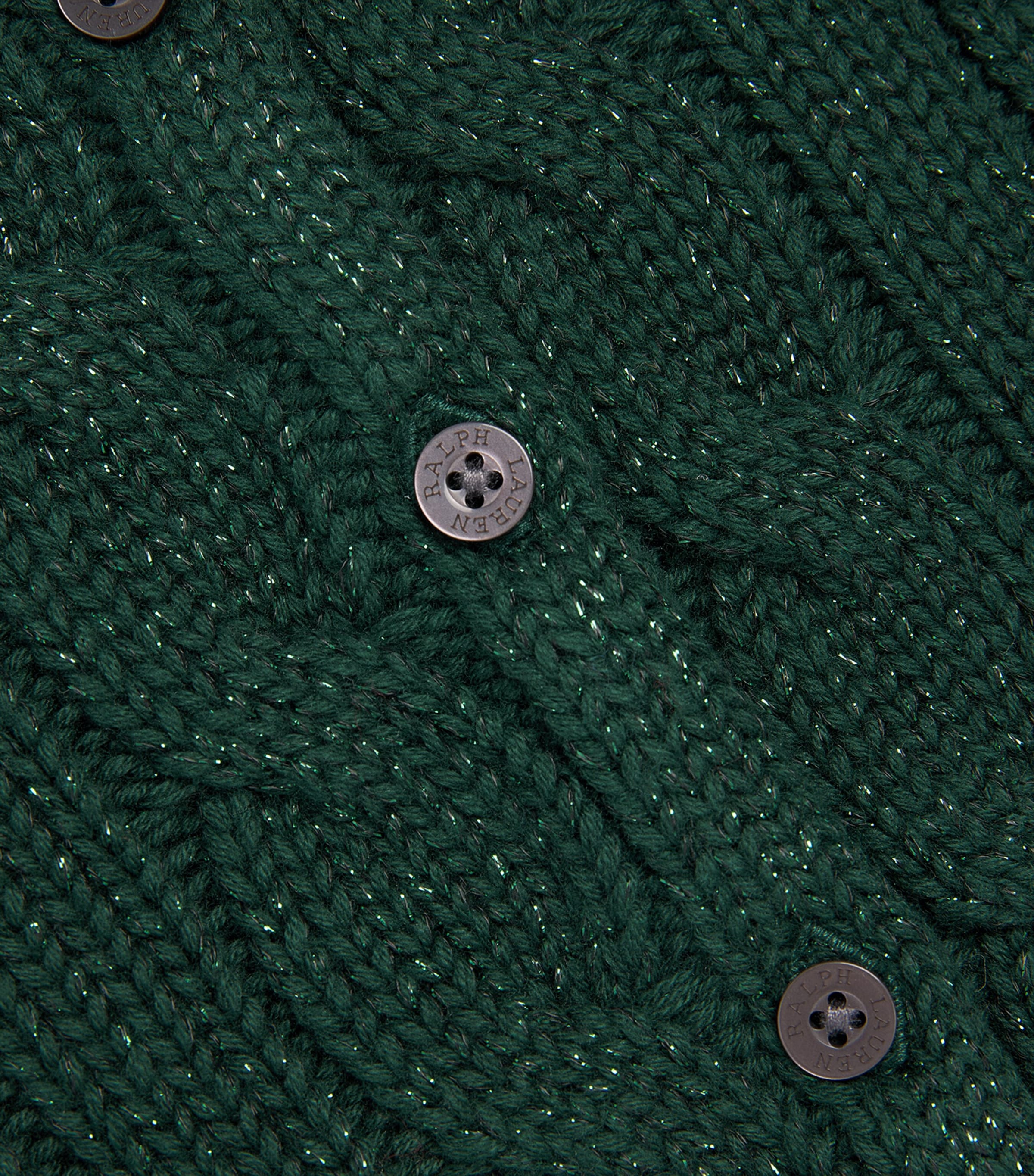 Ralph Lauren Kids Glitter Cable-Knit Cardigan (2-6.5 Years) — foto 3