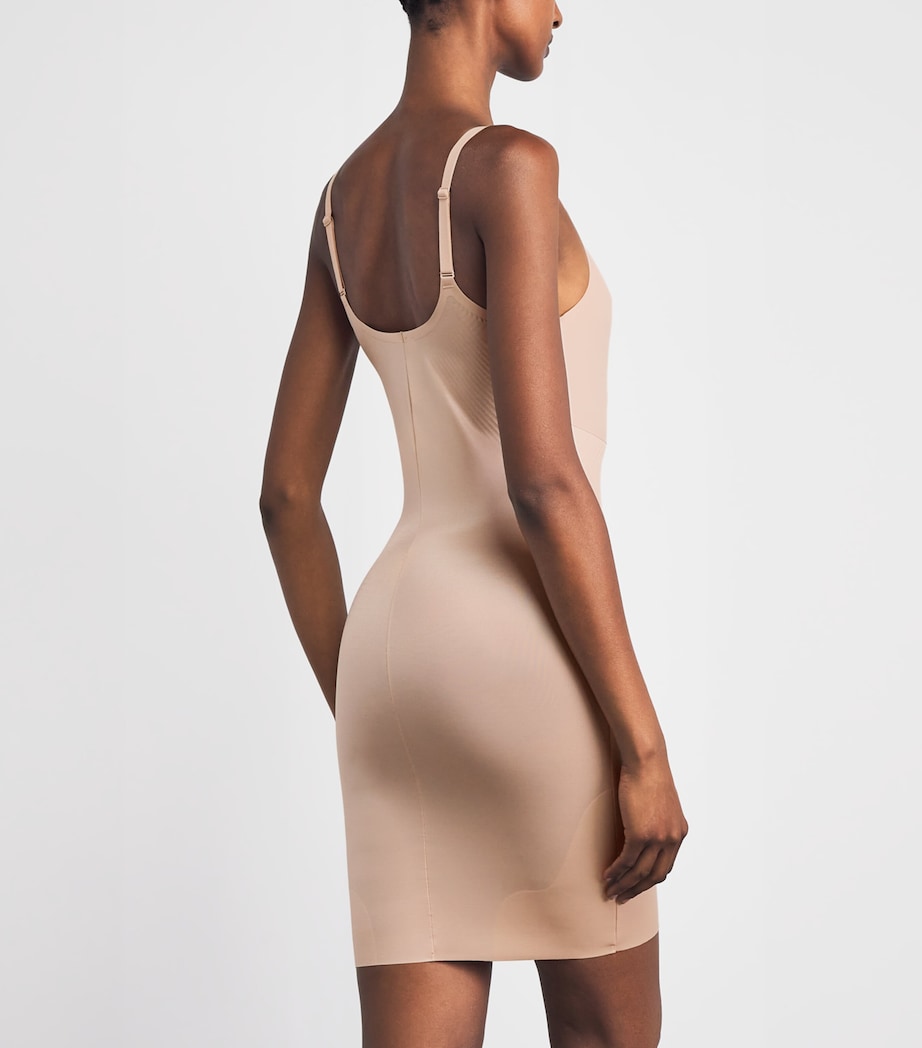 SPANX Womens SPANXThinstincts 2.0 Shaping Slip Dress Champagne Beige Image 3