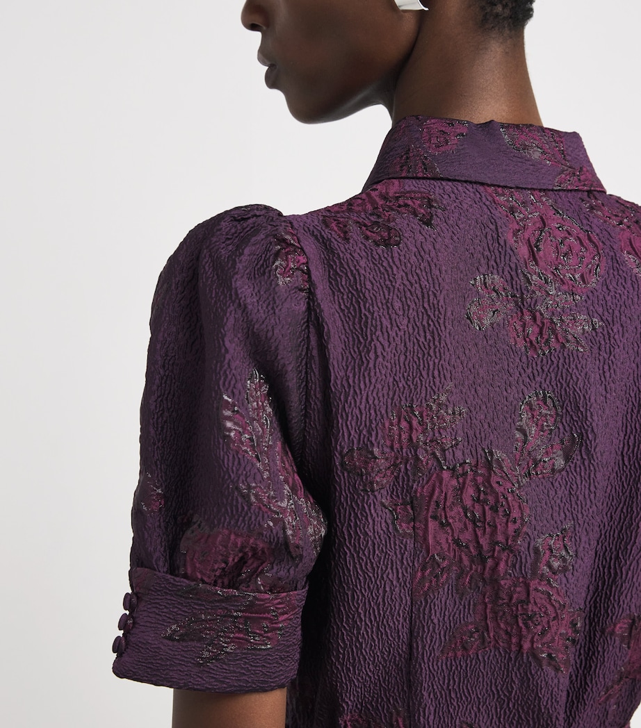 Brocade Alfina Gown BLACKBERRY Image 6