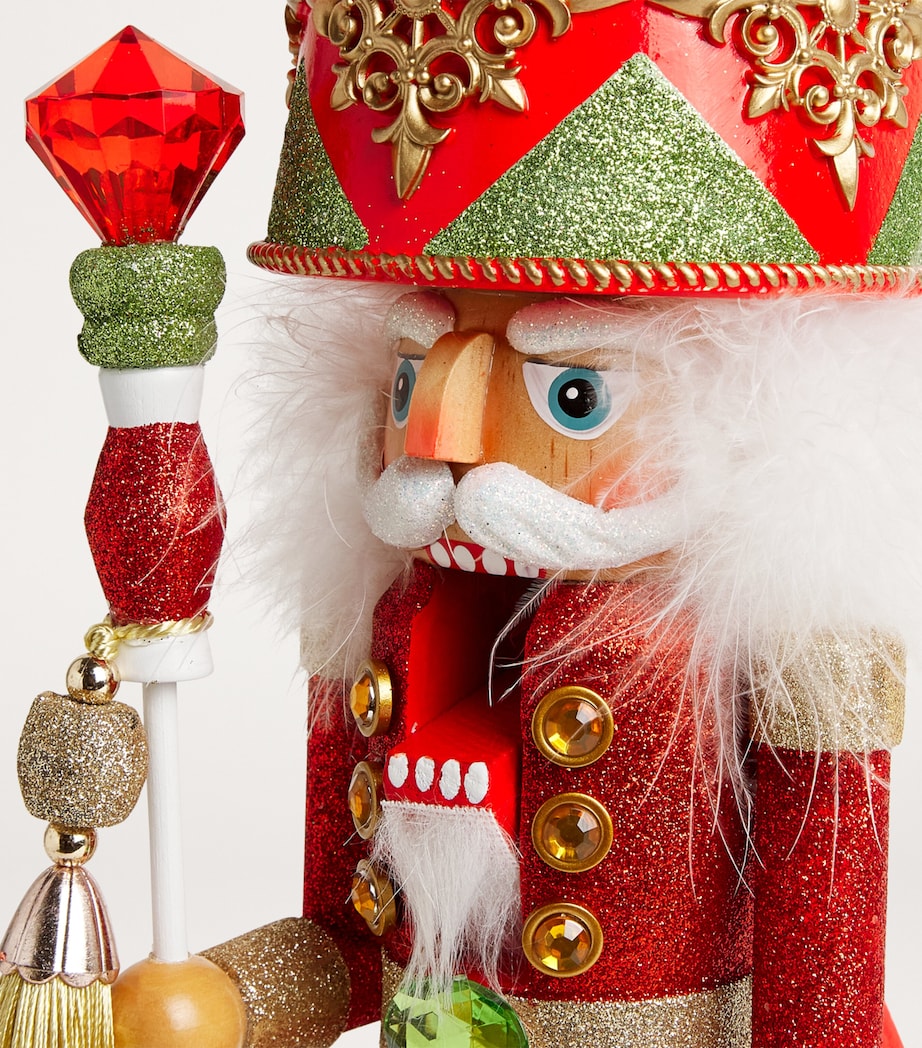 Wooden Musical Water Globe Hat Nutcracker (53cm) MULTI Image 2