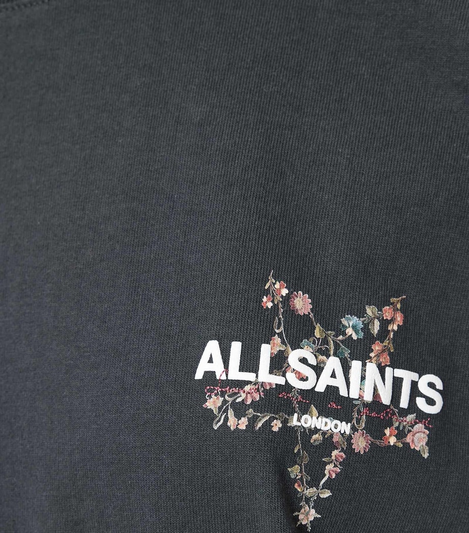 Cotton Pentacle Etta T-Shirt WASHED BLACK Image 9