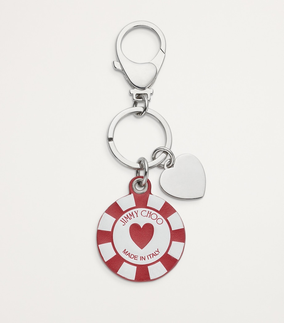 Chip Bag Charm POSTBOX RED/WHITE/SI Image 2