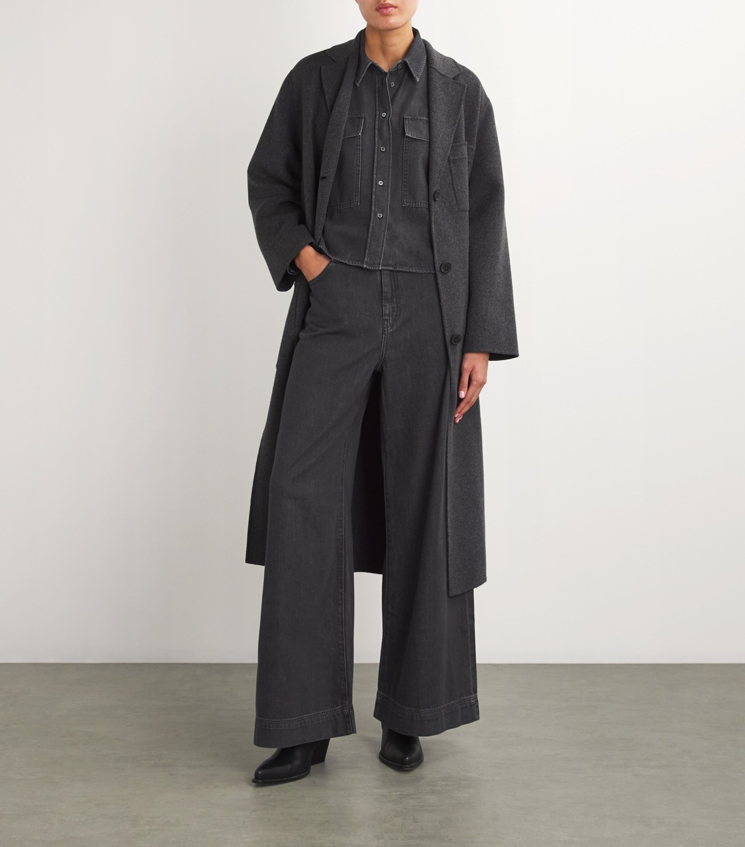 Wide-Leg Jeans BLACK Image 2