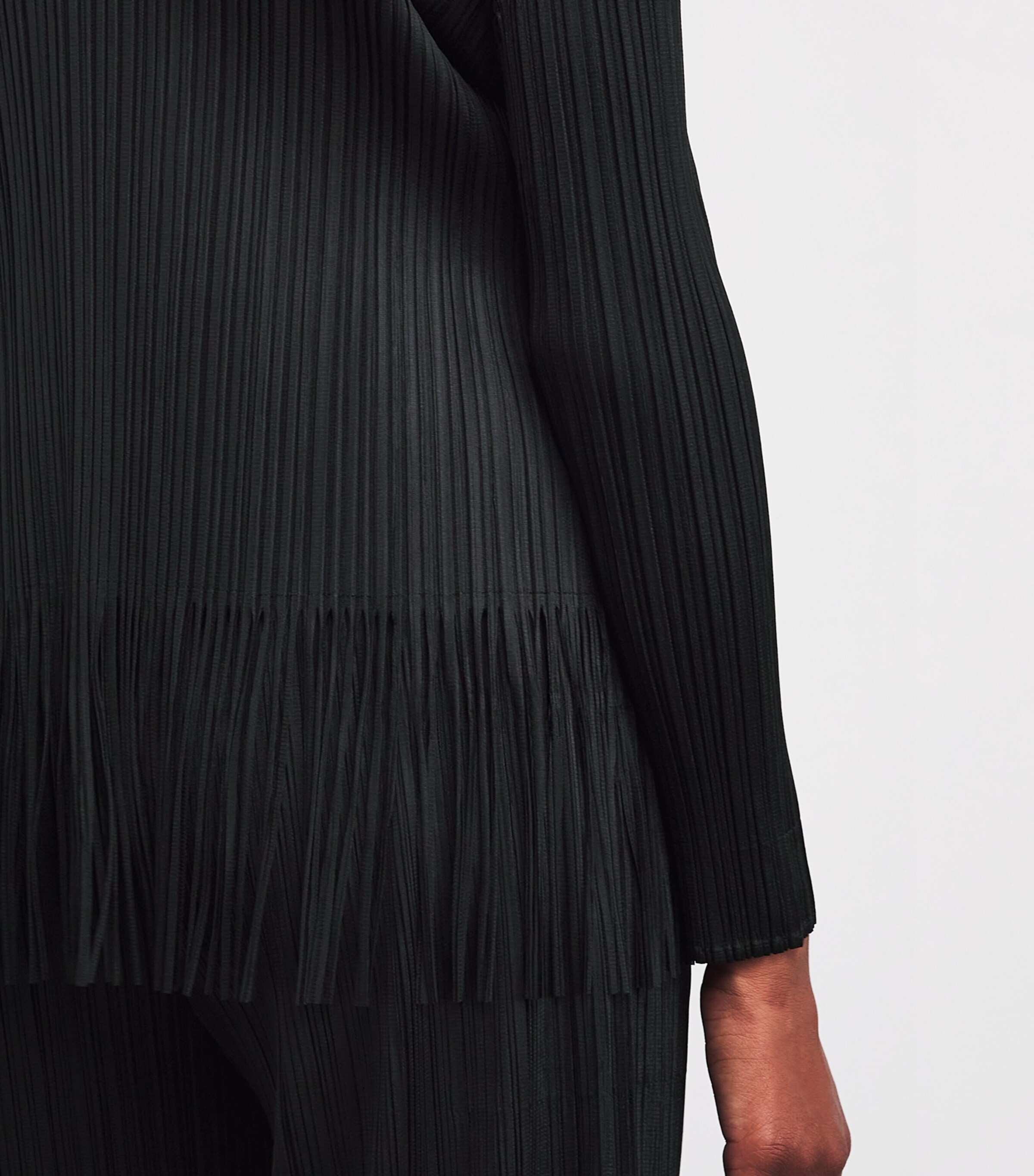 Wave Long-Sleeve Top BLACK Image 6