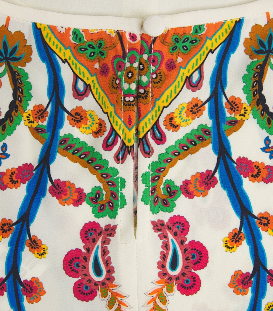 Silk Short-Sleeve Blouse X0800 Image 5