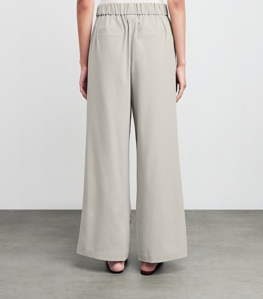 Wide-Leg Kayson Trousers SAGE GREY Image 4