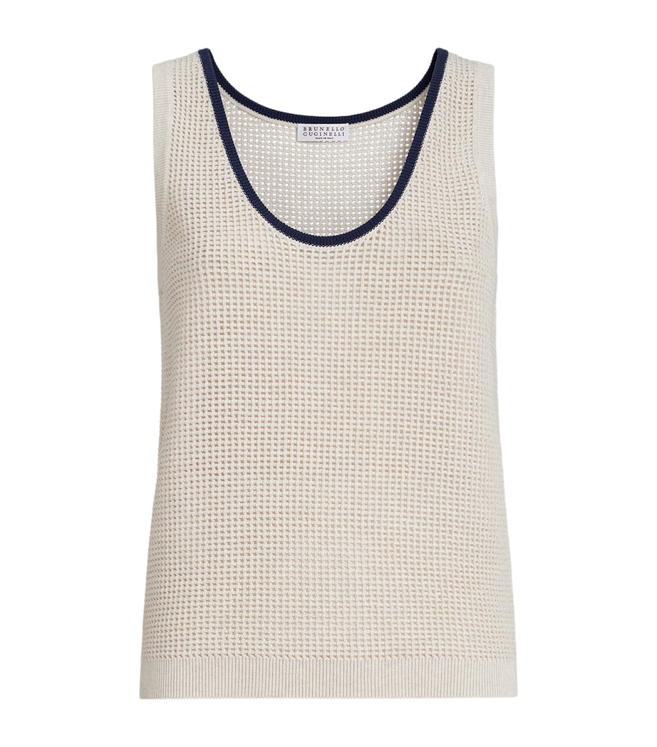 Knitted Sleeveless Top CYF11 Image 1