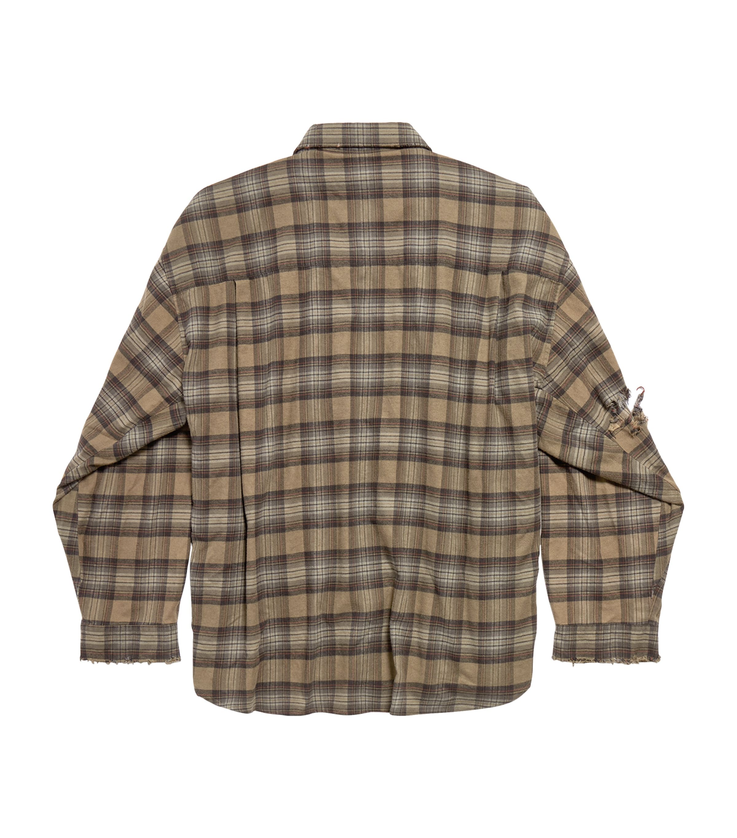 Distressed Check Layered Shirt 2880 Image 2