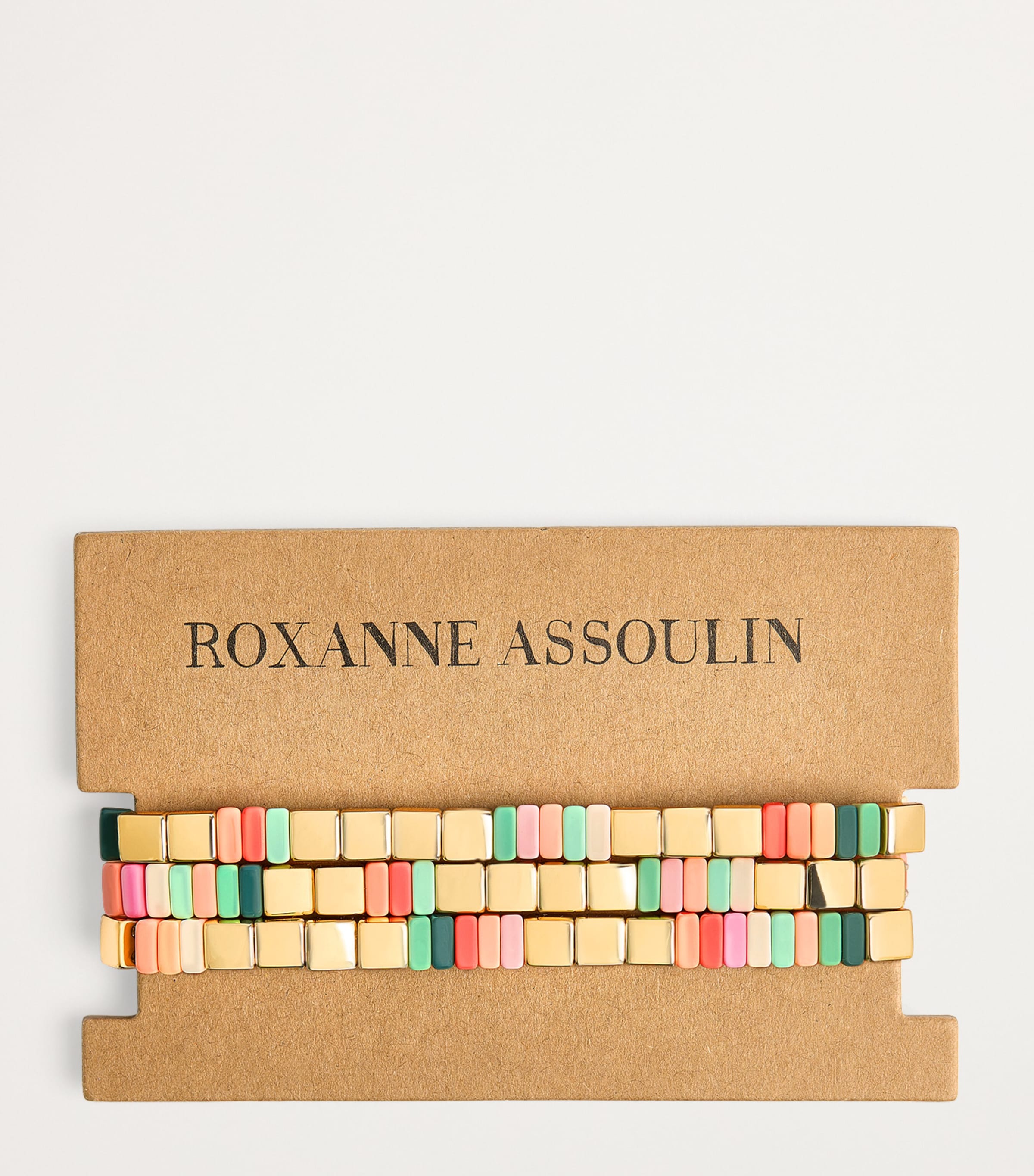 Shop Roxanne Assoulin Set Of 3 The Campania Bracelets