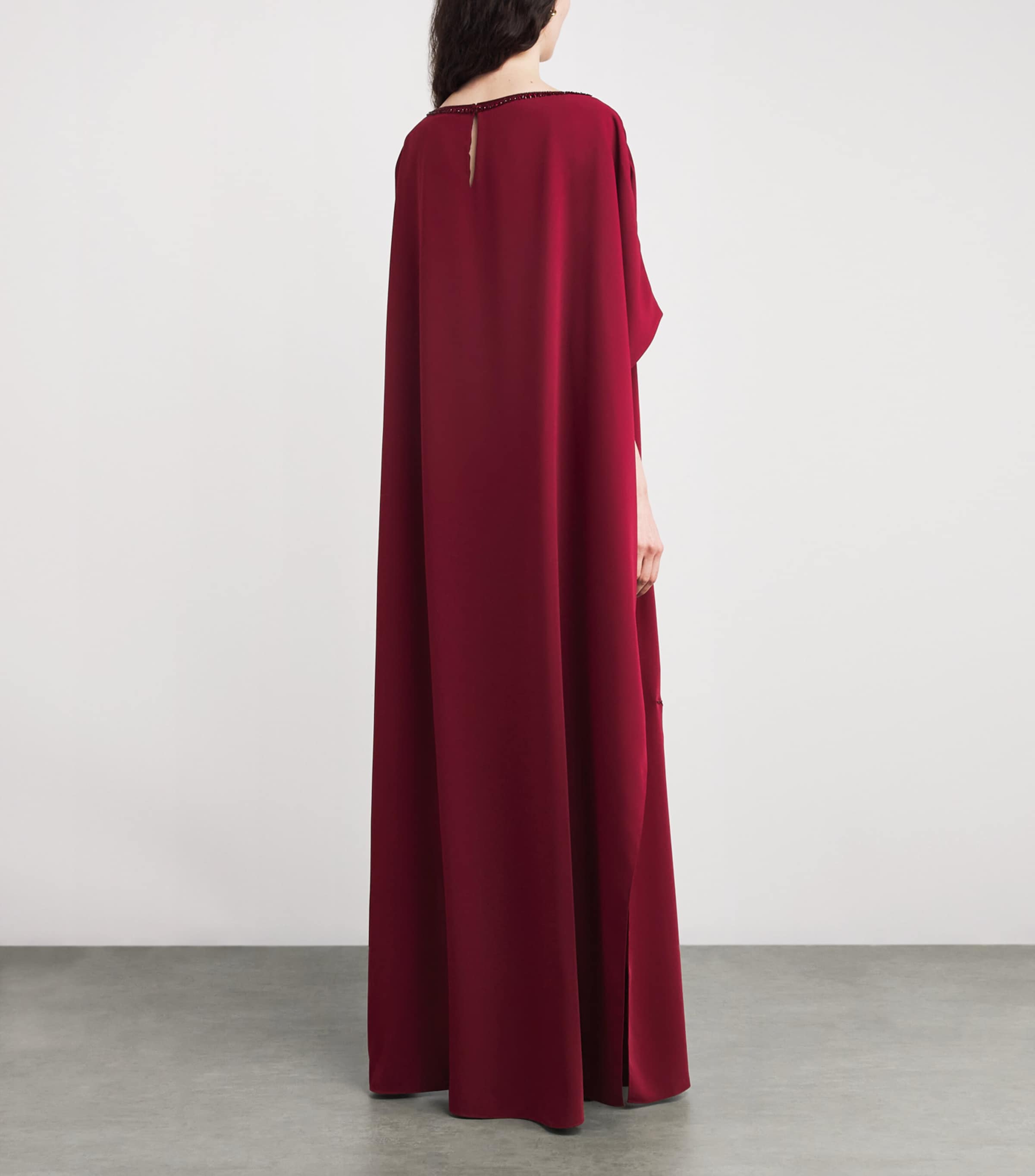 Embellished Kaftan Maxi Dress 644 GARNET Image 3